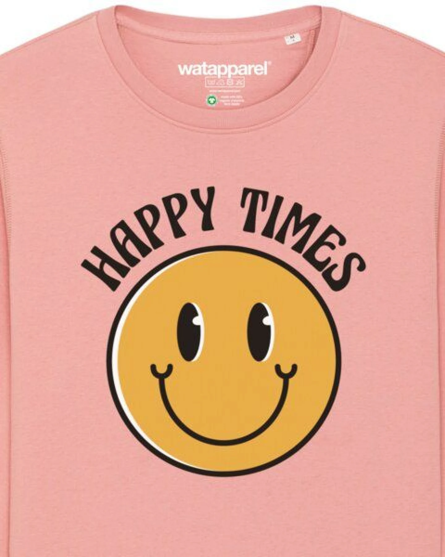 watapparel Sweatshirt Unisex Happy times smiley emoji – Ansicht 3