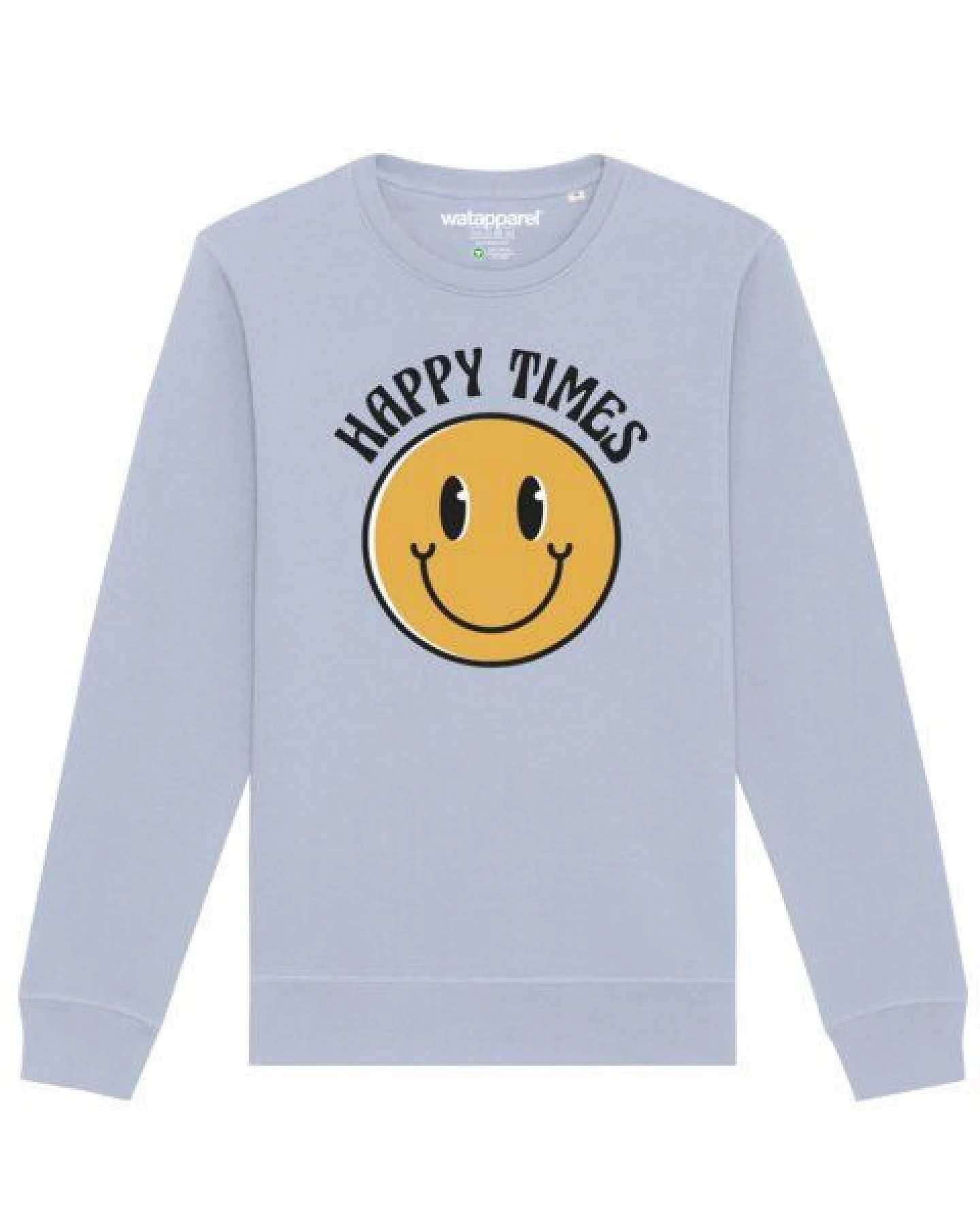 watapparel Sweatshirt Unisex Happy times smiley emoji – Ansicht 2