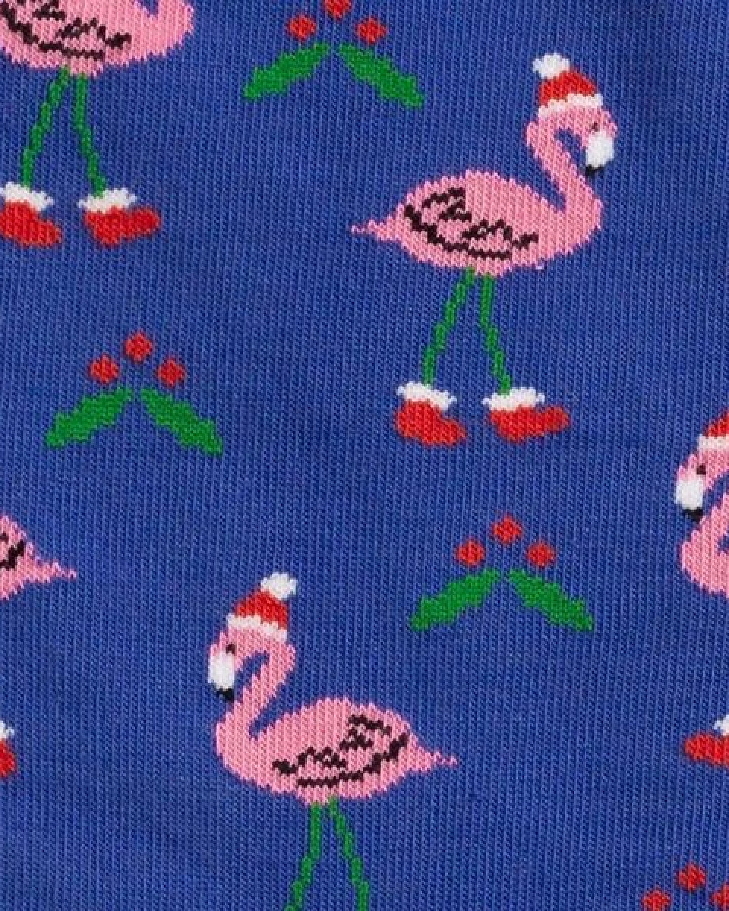 DillySocks Kindersocken Lil Flamingo Fest aus Biobaumwoll-Mix – Ansicht 2
