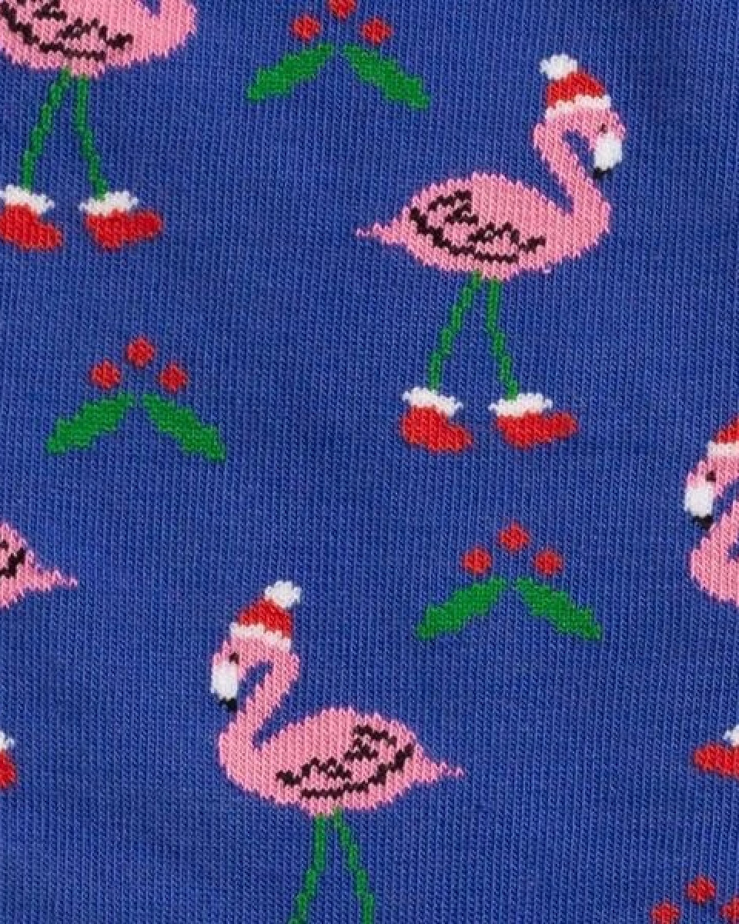 DillySocks Kindersocken Lil Flamingo Fest aus Biobaumwoll-Mix – Ansicht 2