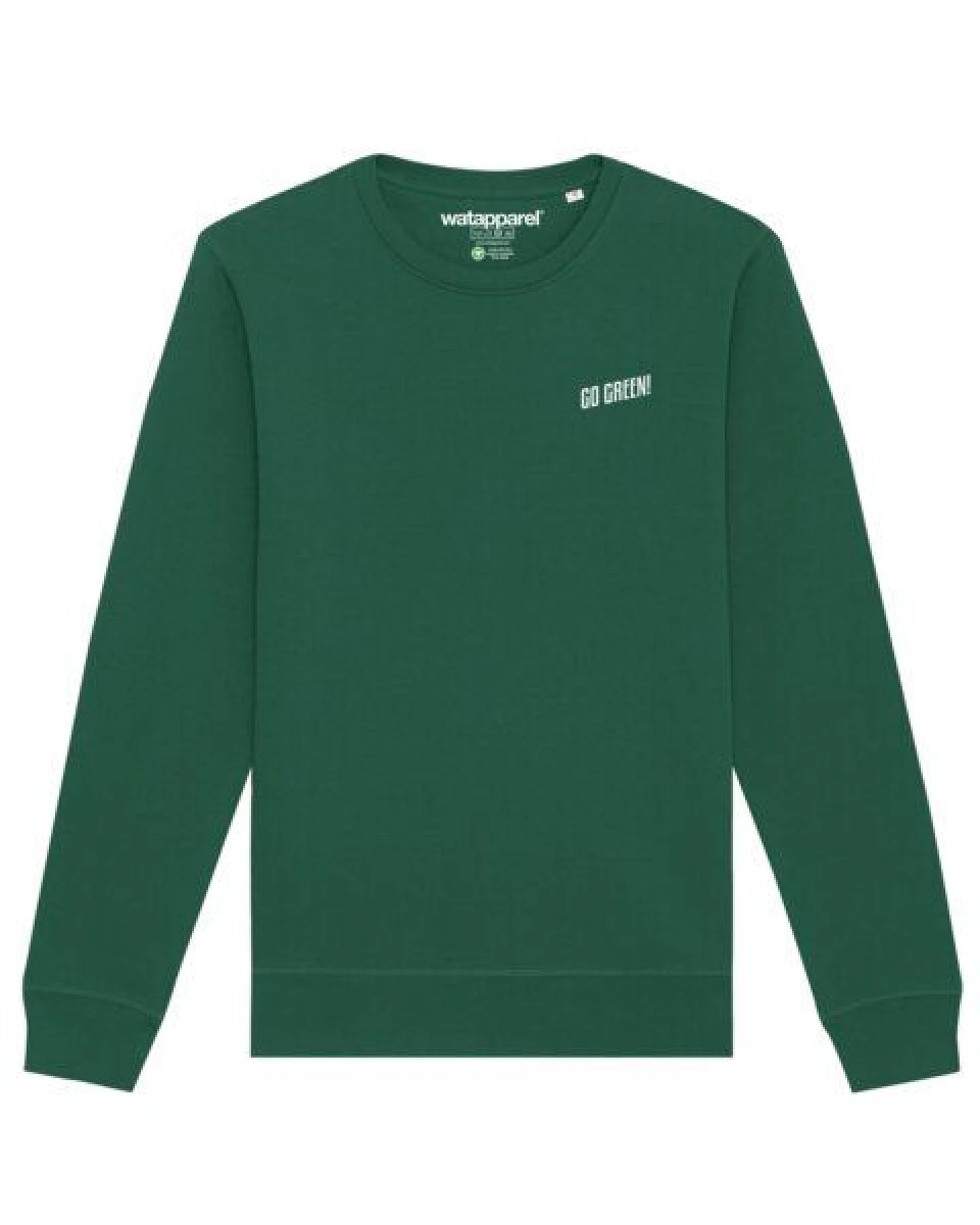 watapparel Sweatshirt Unisex Go Green – Ansicht 2