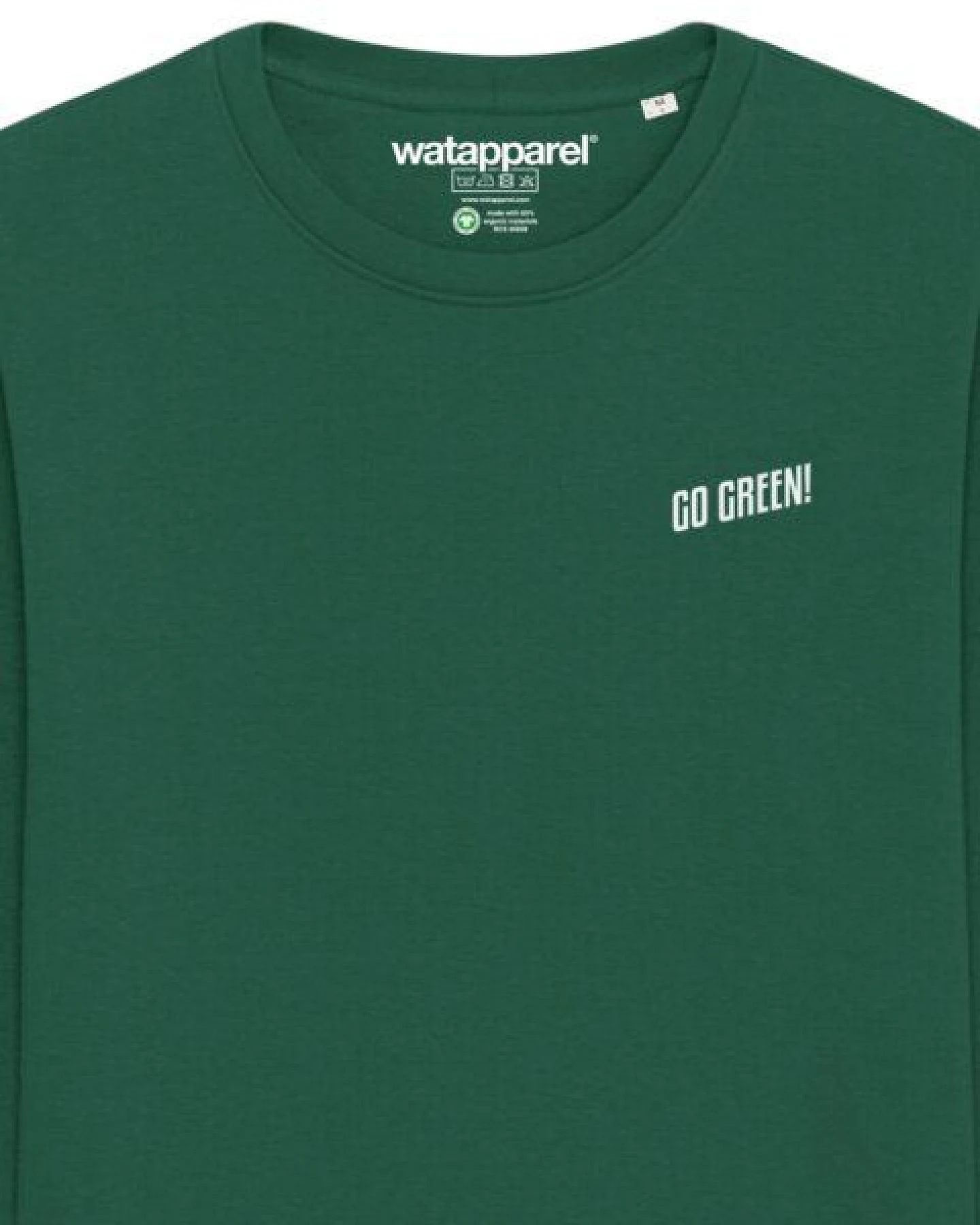 watapparel Sweatshirt Unisex Go Green – Ansicht 3