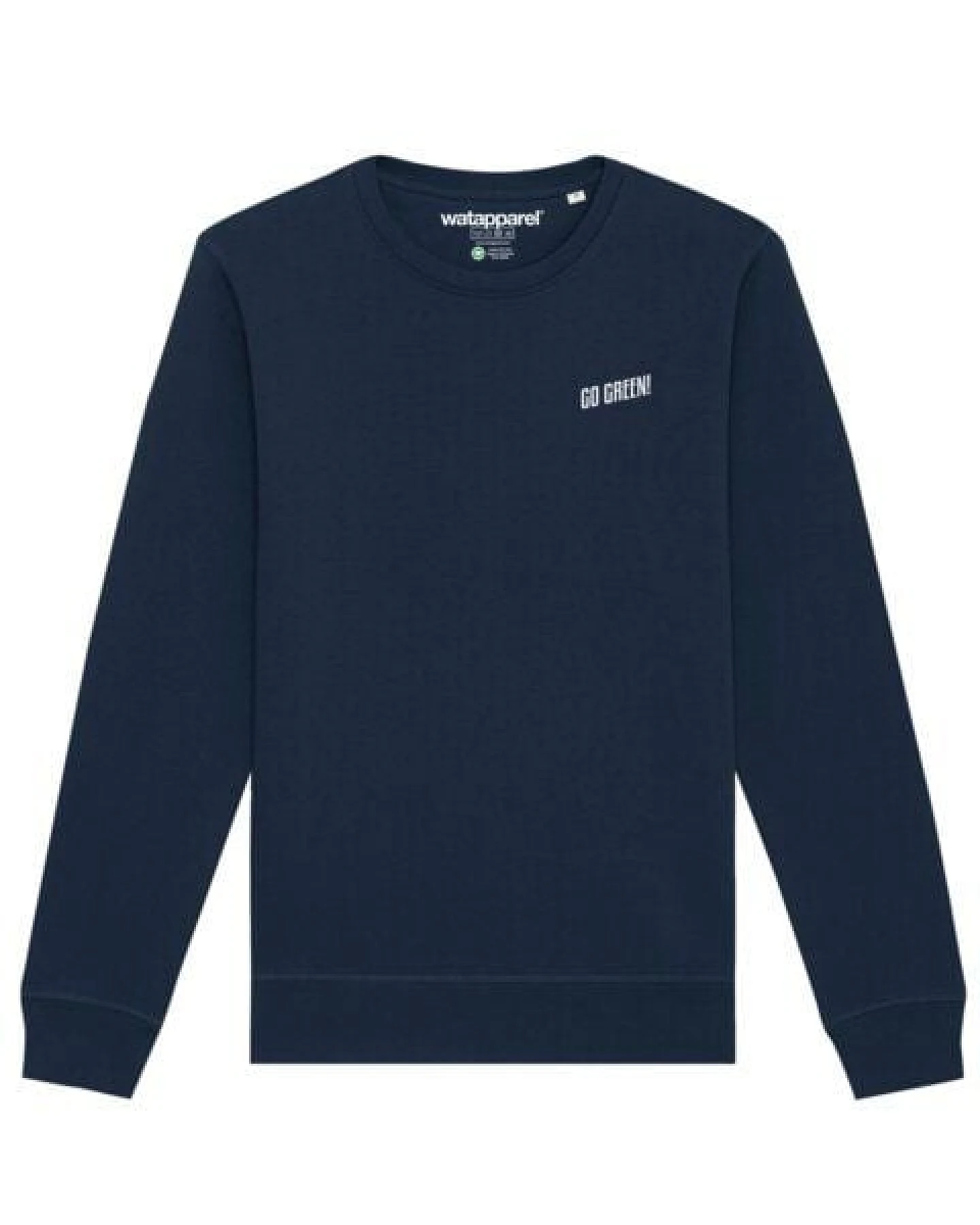 watapparel Sweatshirt Unisex Go Green – Ansicht 2