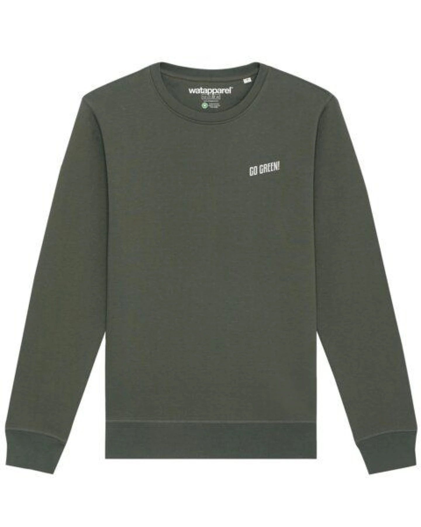 watapparel Sweatshirt Unisex Go Green – Ansicht 2