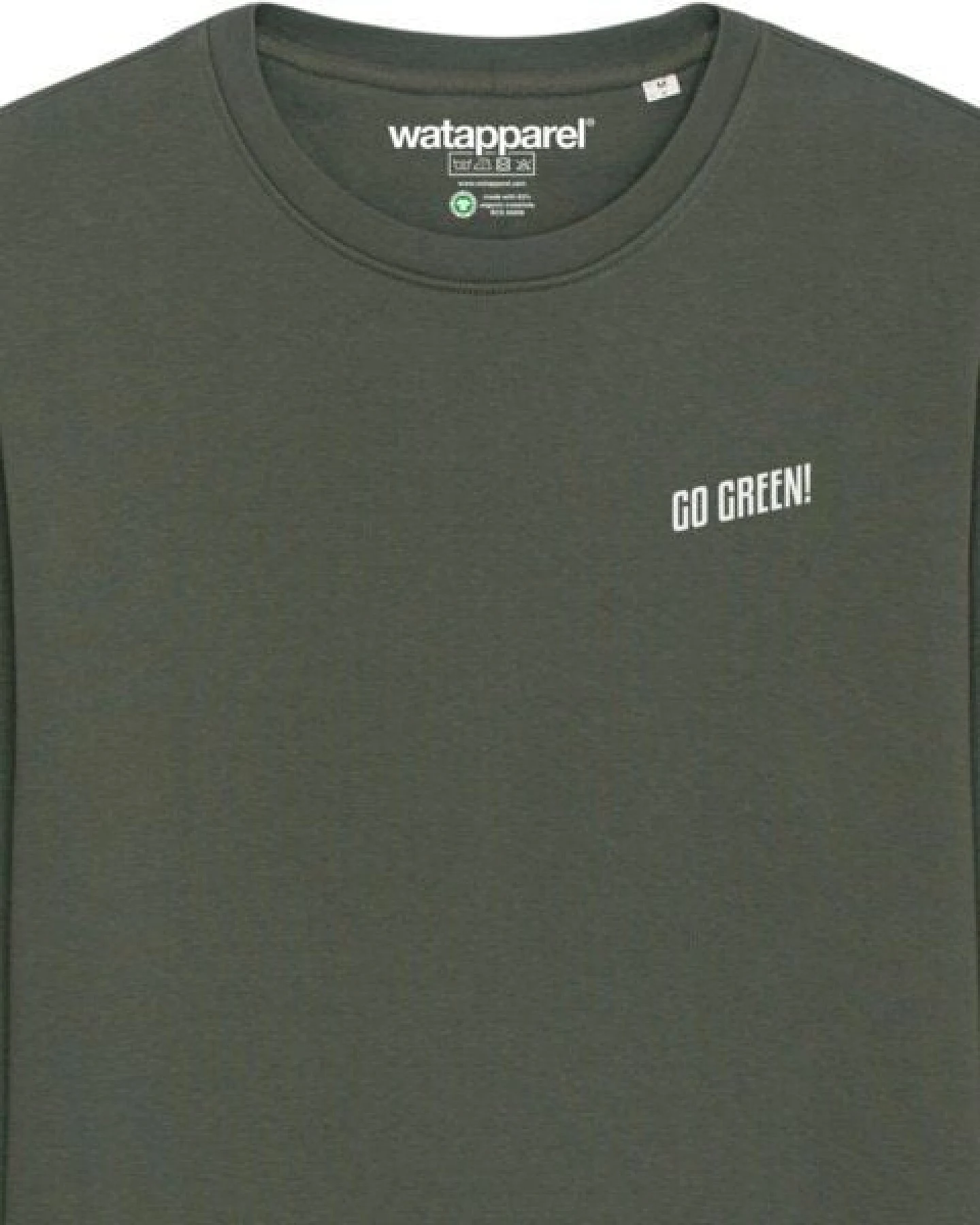 watapparel Sweatshirt Unisex Go Green – Ansicht 3