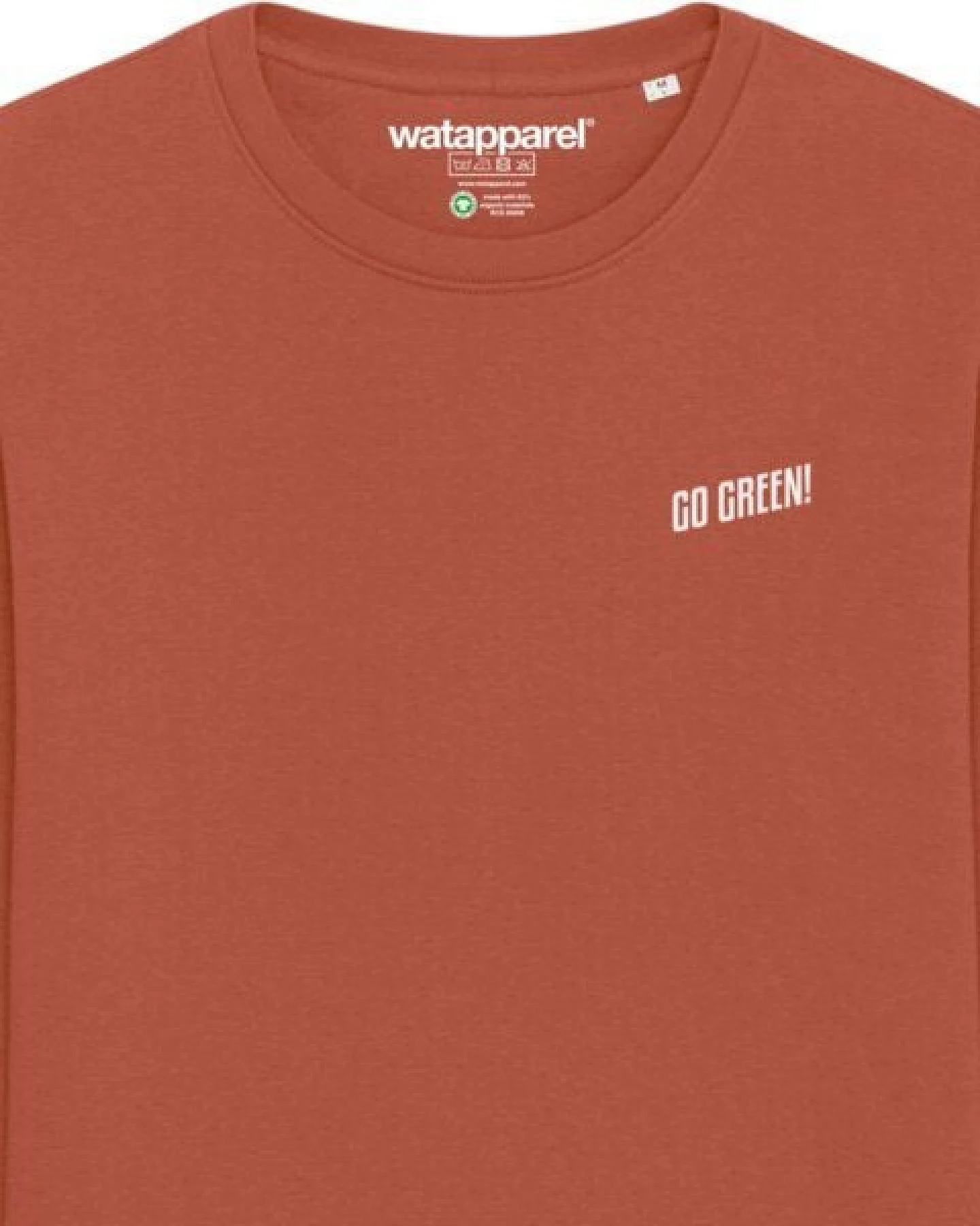 watapparel Sweatshirt Unisex Go Green – Ansicht 3