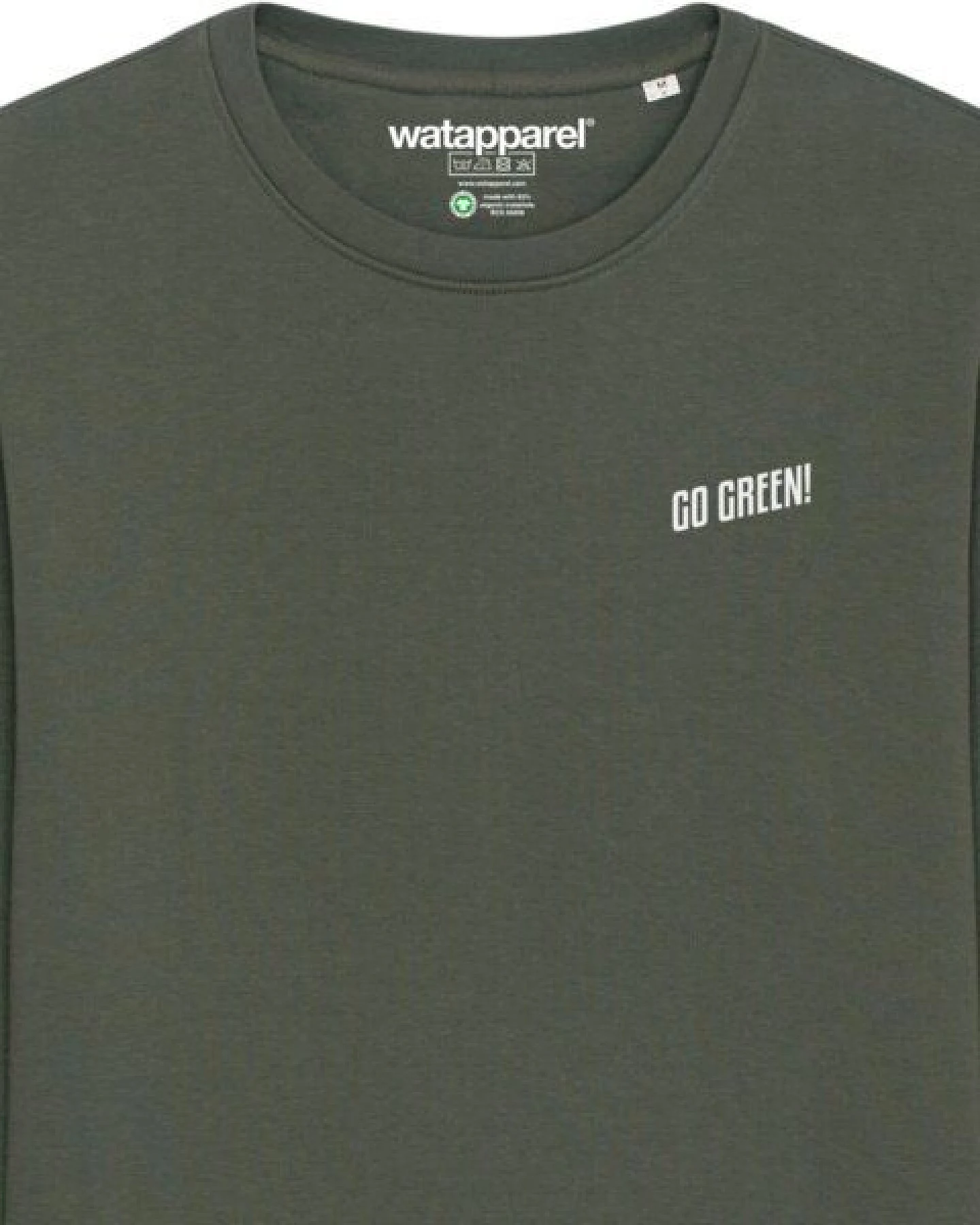 watapparel Sweatshirt Unisex Go Green – Ansicht 3