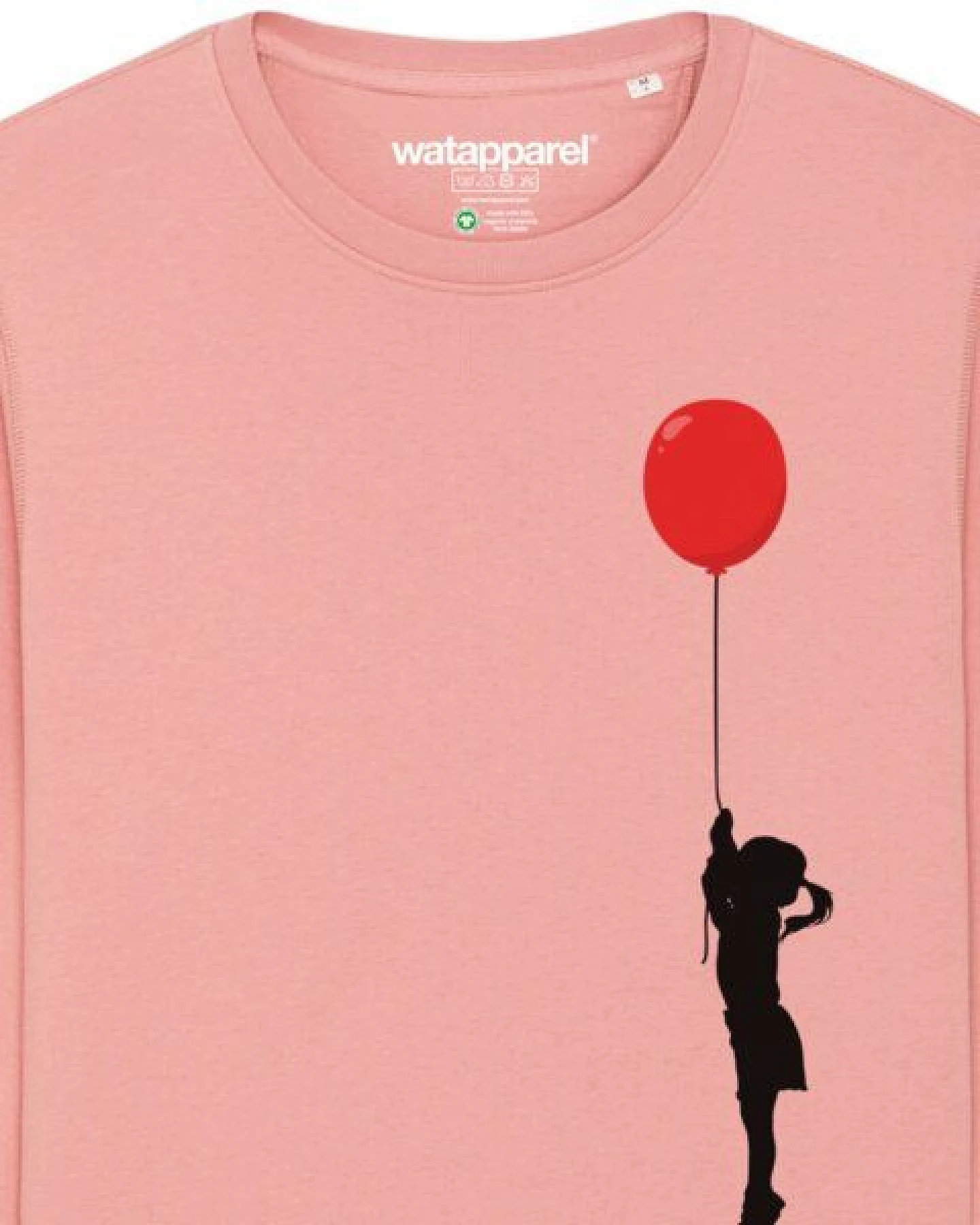 watapparel Sweatshirt Unisex Mädchen mit Luftballon (print) – Ansicht 3