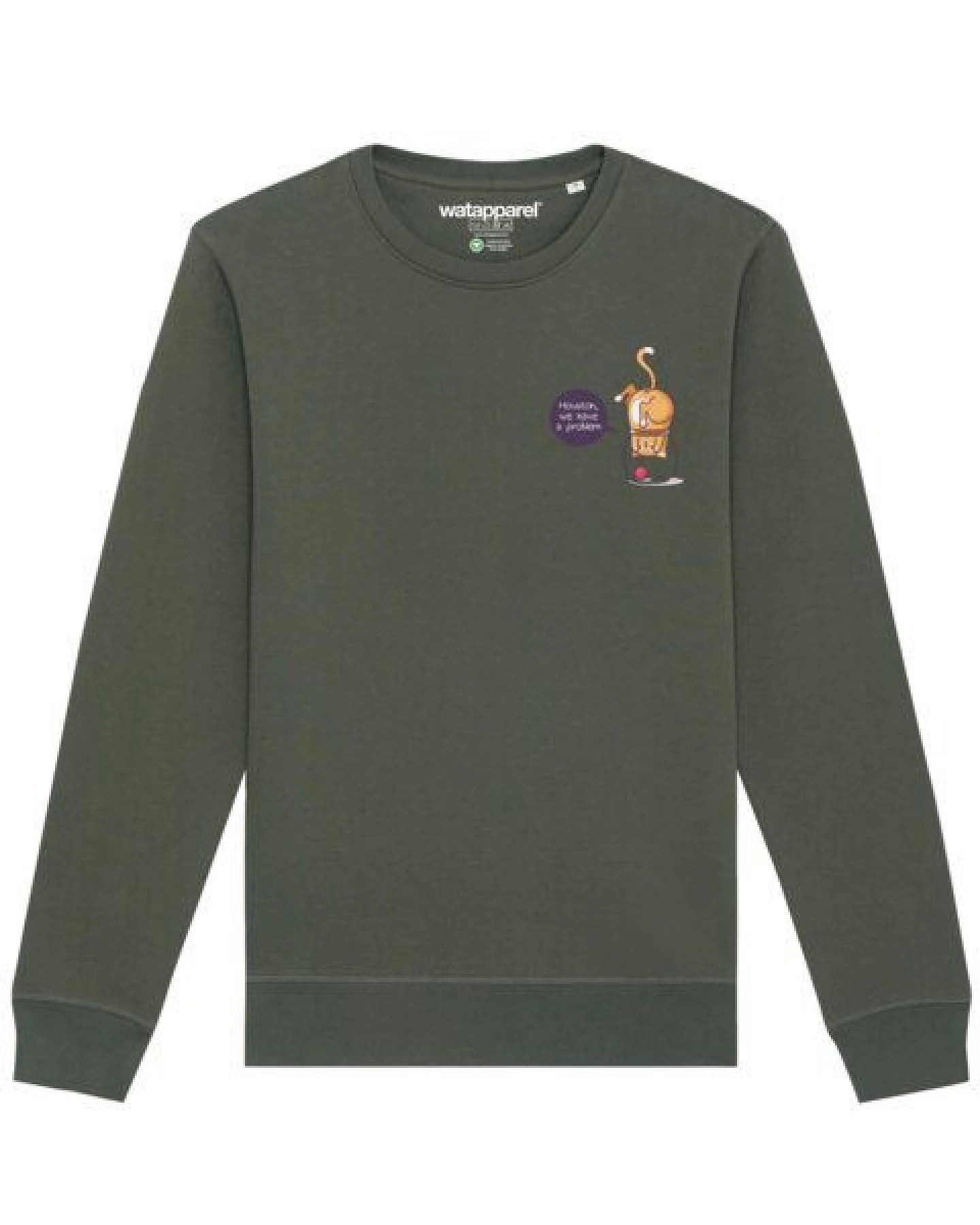 watapparel Sweatshirt Unisex Funny Cat – Ansicht 2