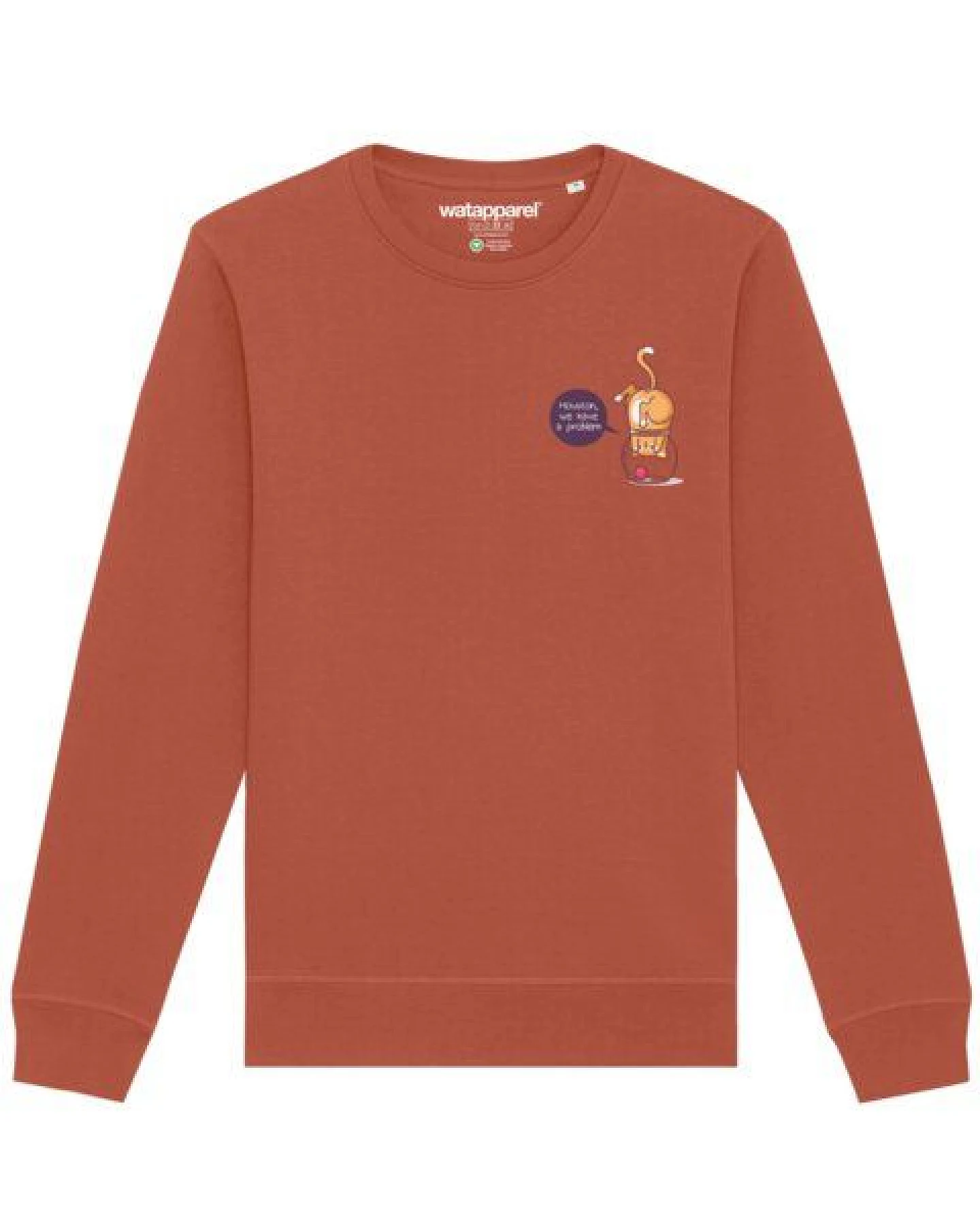 watapparel Sweatshirt Unisex Funny Cat – Ansicht 2