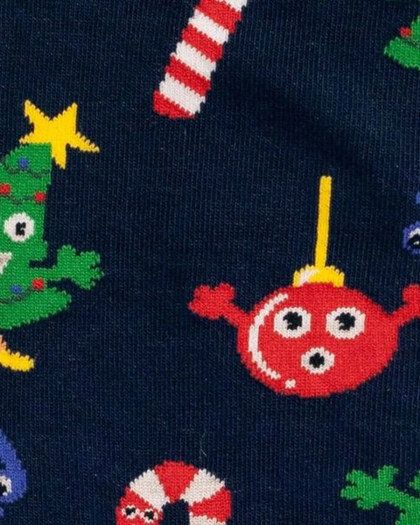 DillySocks Kindersocken Lil Christmas Choir aus Biobaumwoll-Mix – Ansicht 2
