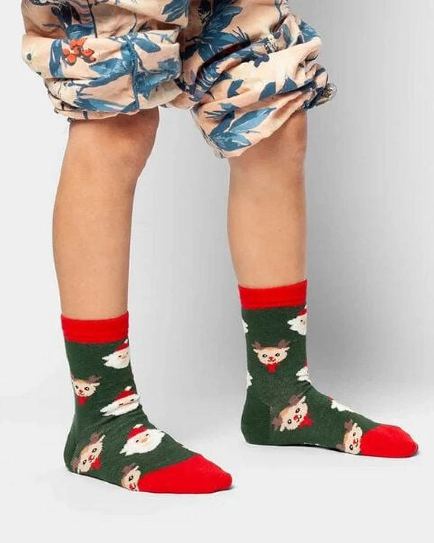 DillySocks Kindersocken Lil Rudolph in the Forest aus Biobaumwoll-Mix – Ansicht 3
