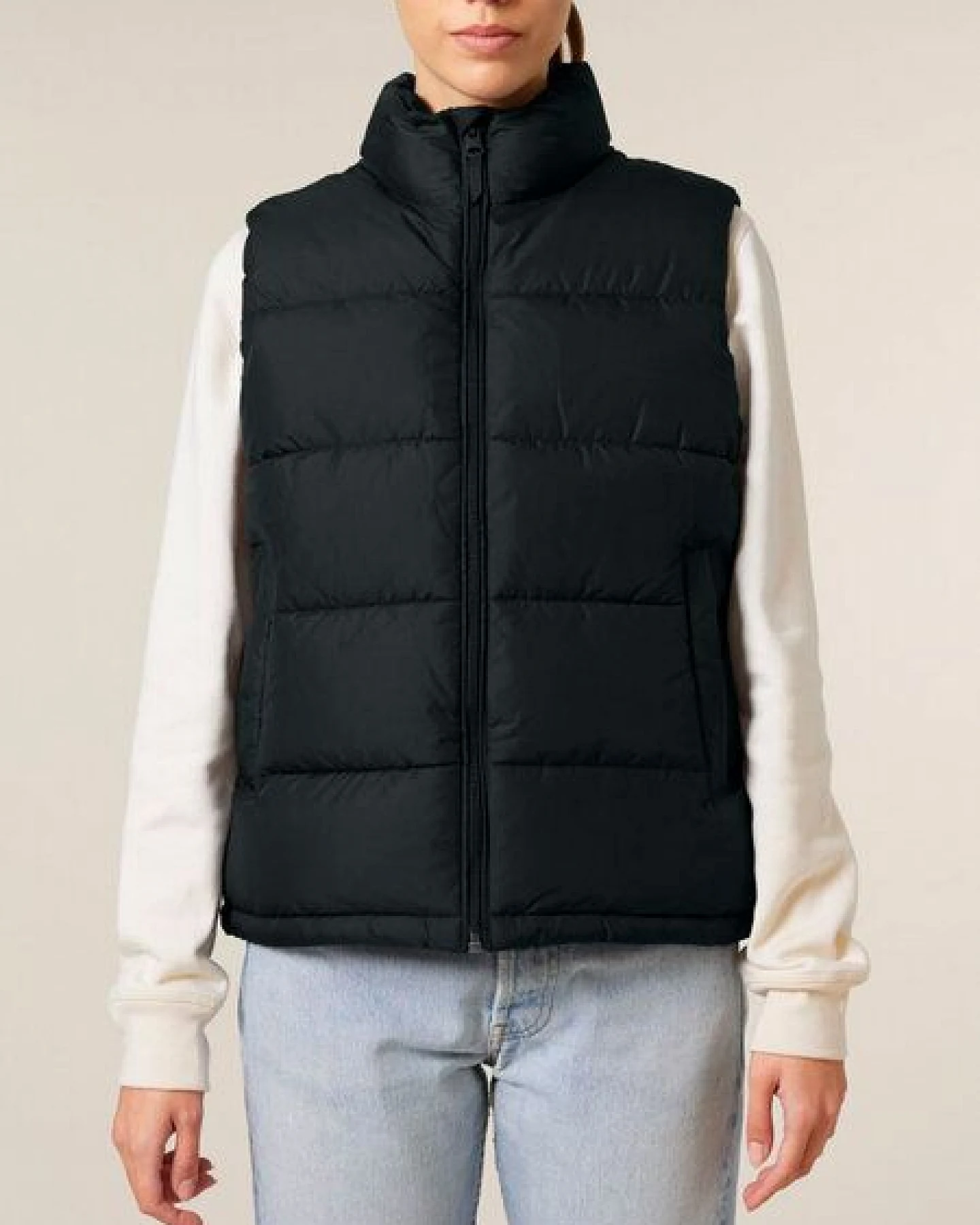 Human Family Basic Unisex Weste "Buffer" aus recyceltem Polyester – Ansicht 2