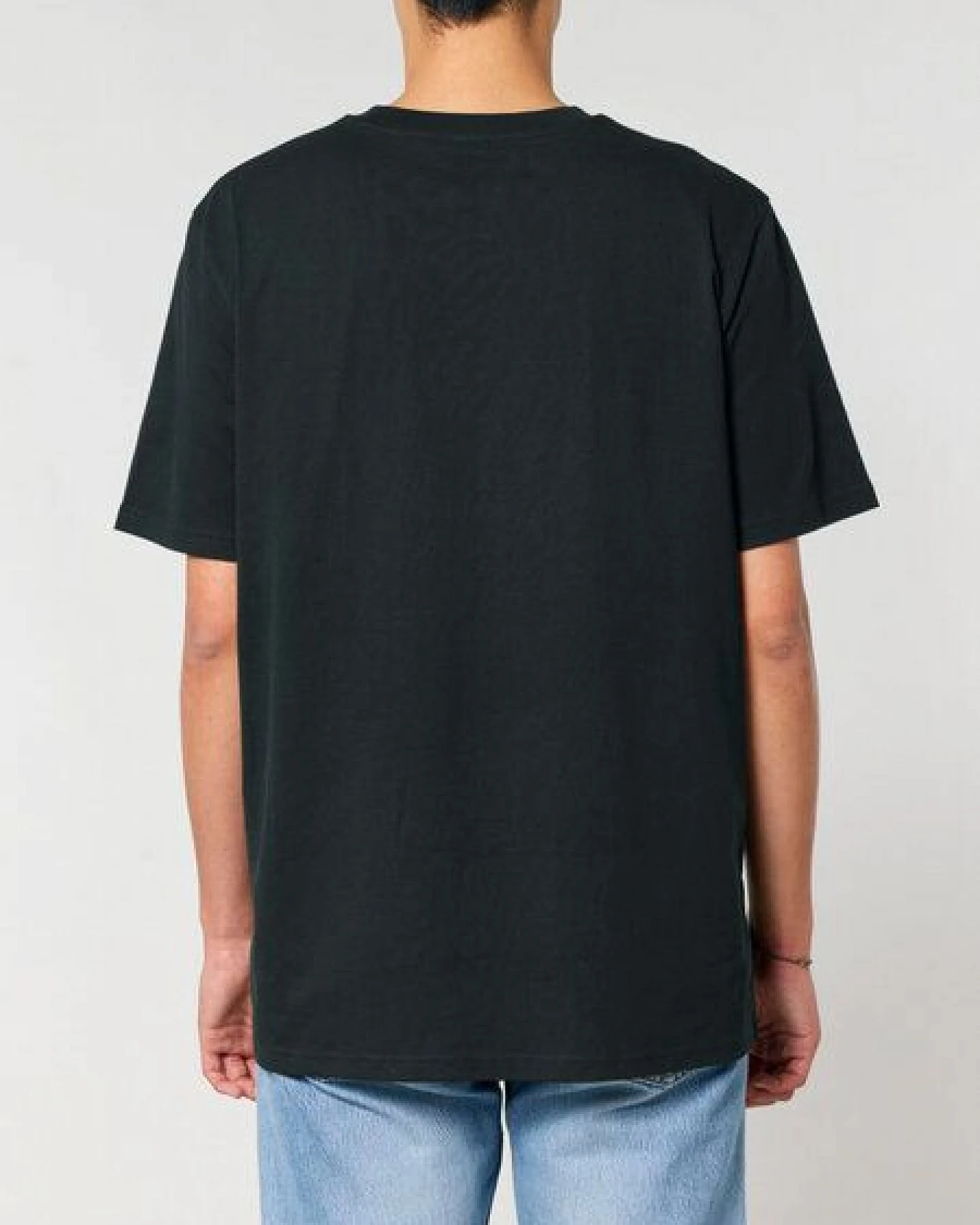 Human Family Bio Unisex Rundhals T-Shirt "Mountain Silhouette" – Ansicht 3