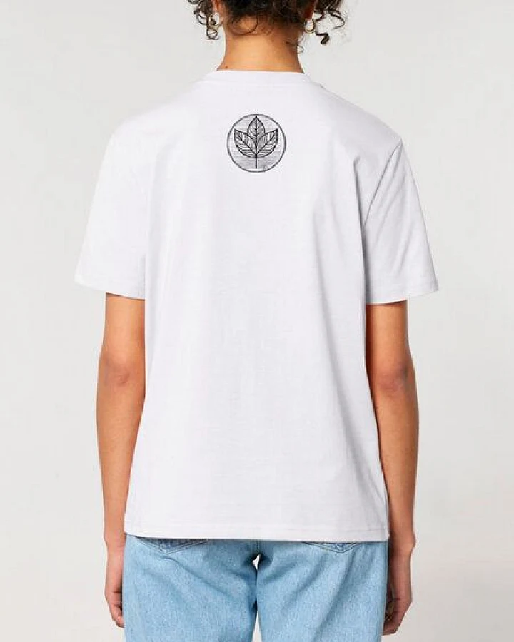 Human Family Bio Unisex Rundhals T-Shirt "Create - Circle Tree"