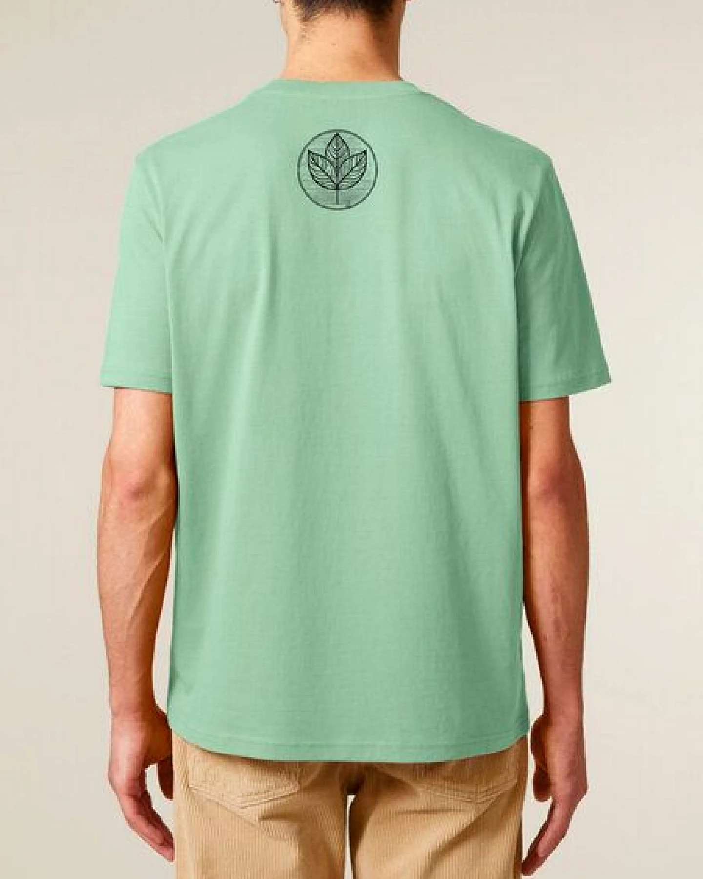 Human Family Bio Unisex Rundhals T-Shirt "Create - Circle Tree" – Ansicht 2