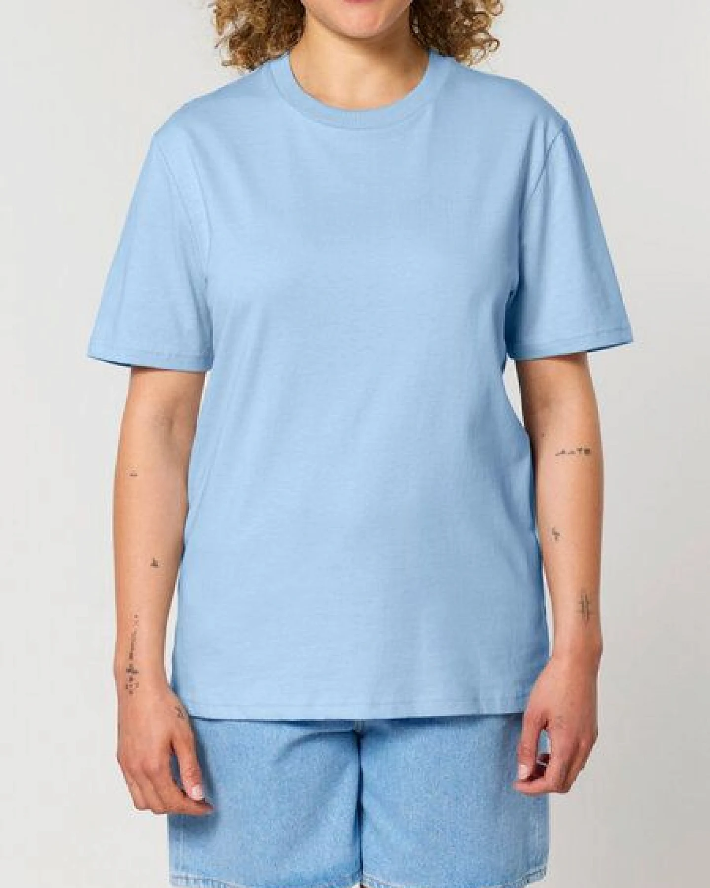 Human Family Bio Unisex Rundhals T-Shirt "Create - Circle Tree" – Ansicht 3