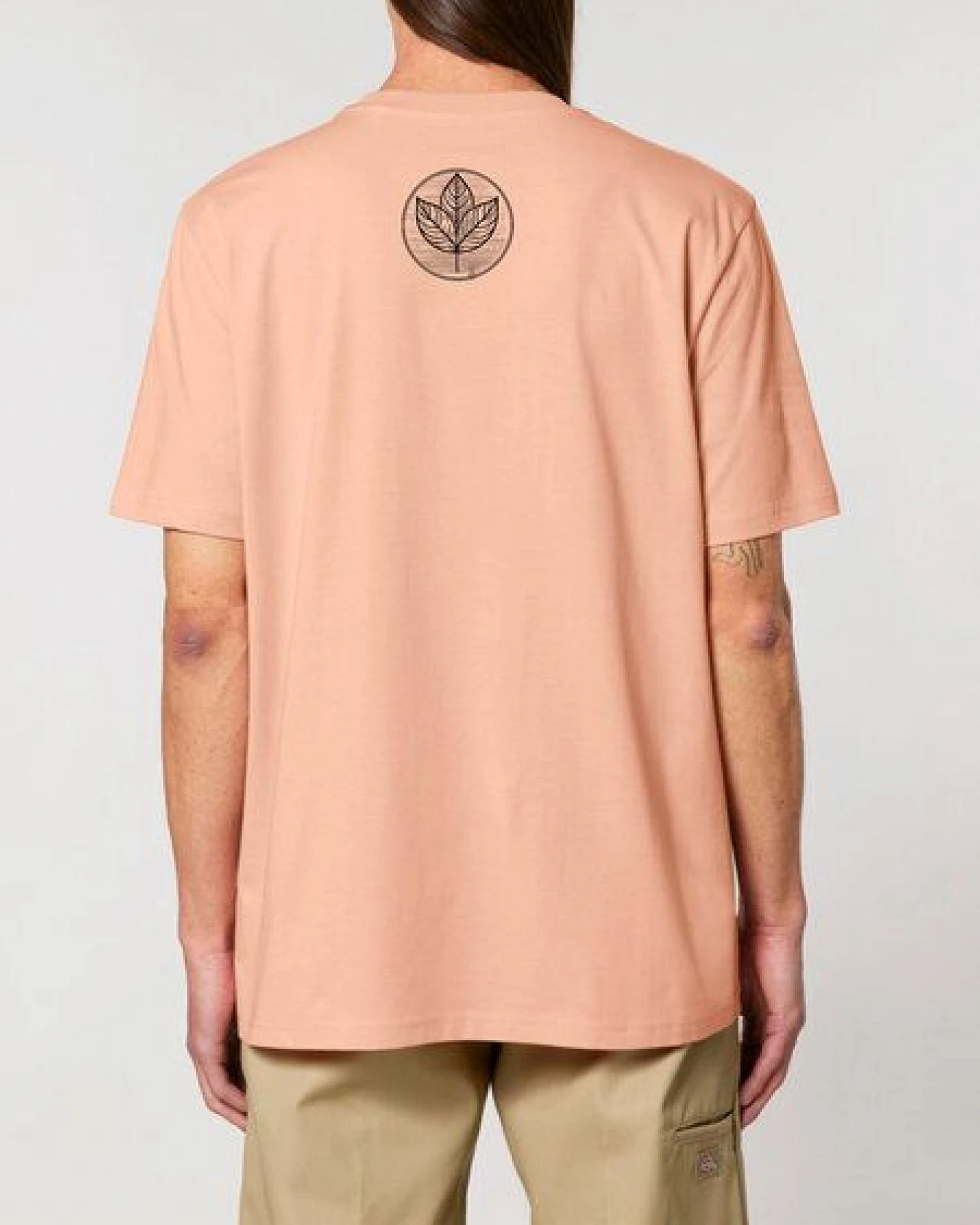 Human Family Bio Unisex Rundhals T-Shirt "Create - Circle Tree" – Ansicht 2