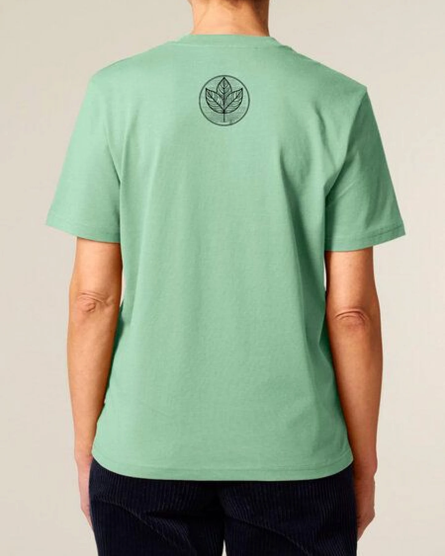 Human Family Bio Unisex Rundhals T-Shirt "Create - Circle Tree" – Ansicht 2