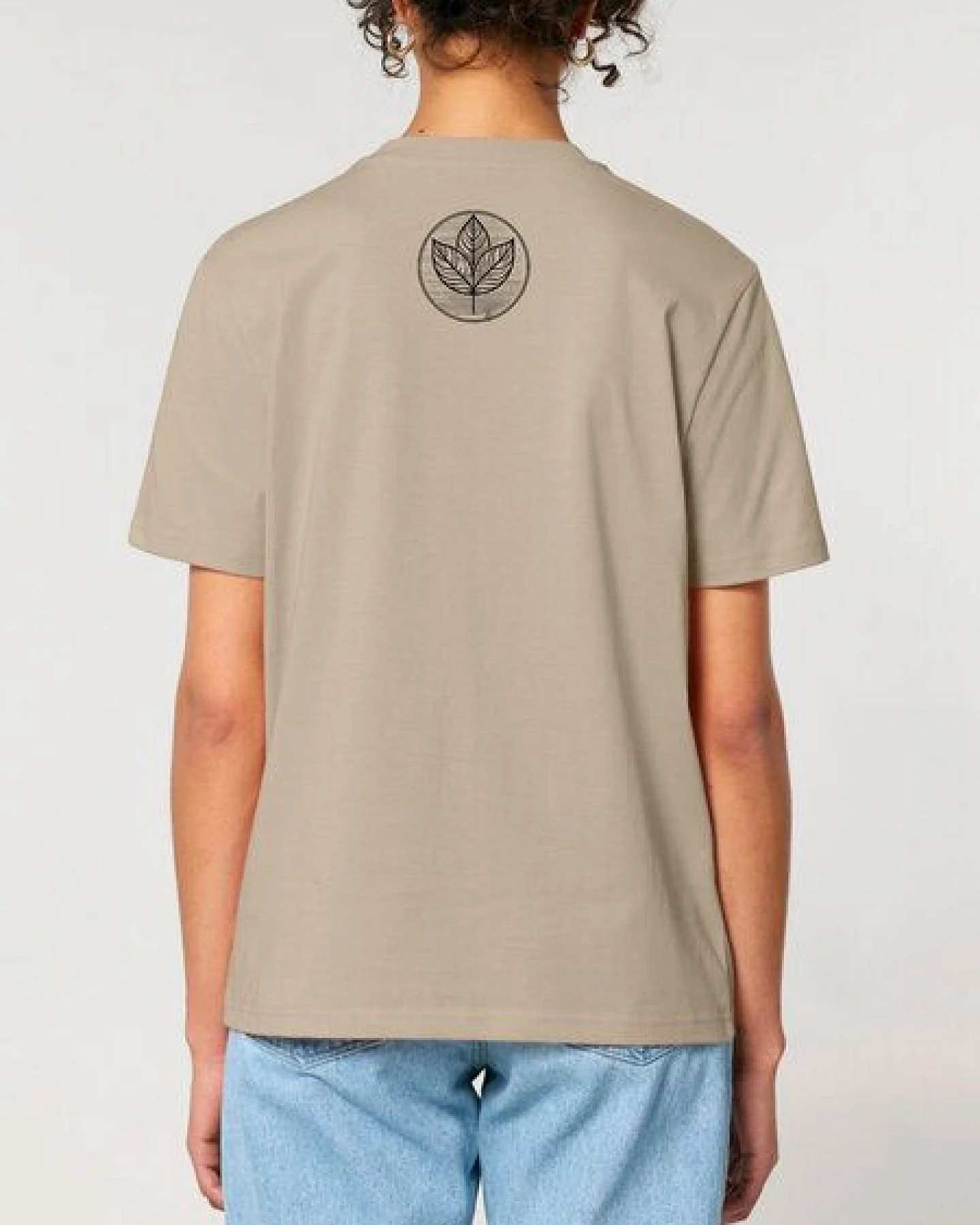 Human Family Bio Unisex Rundhals T-Shirt "Create - Circle Tree" – Ansicht 2