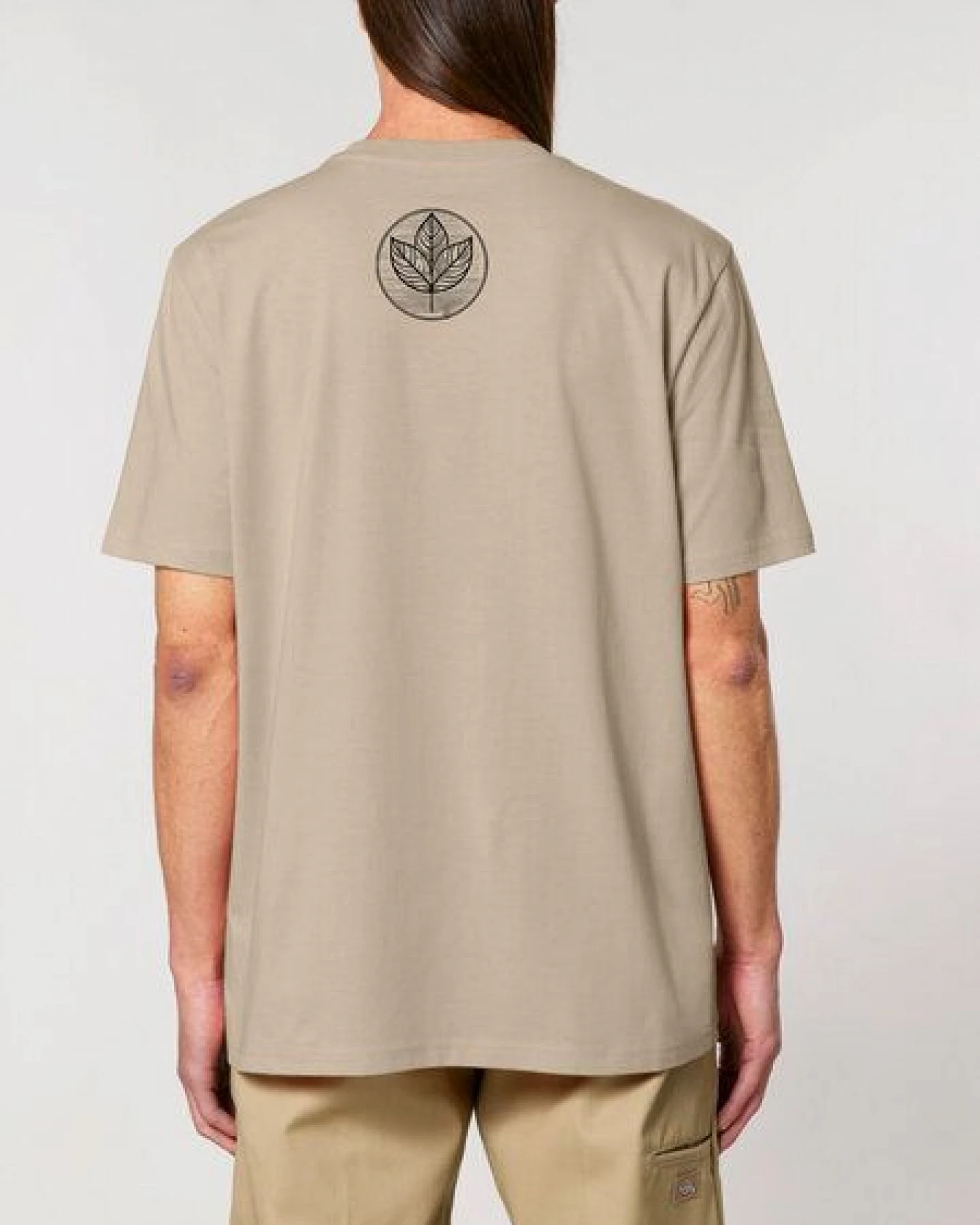 Human Family Bio Unisex Rundhals T-Shirt "Create - Circle Tree" – Ansicht 2
