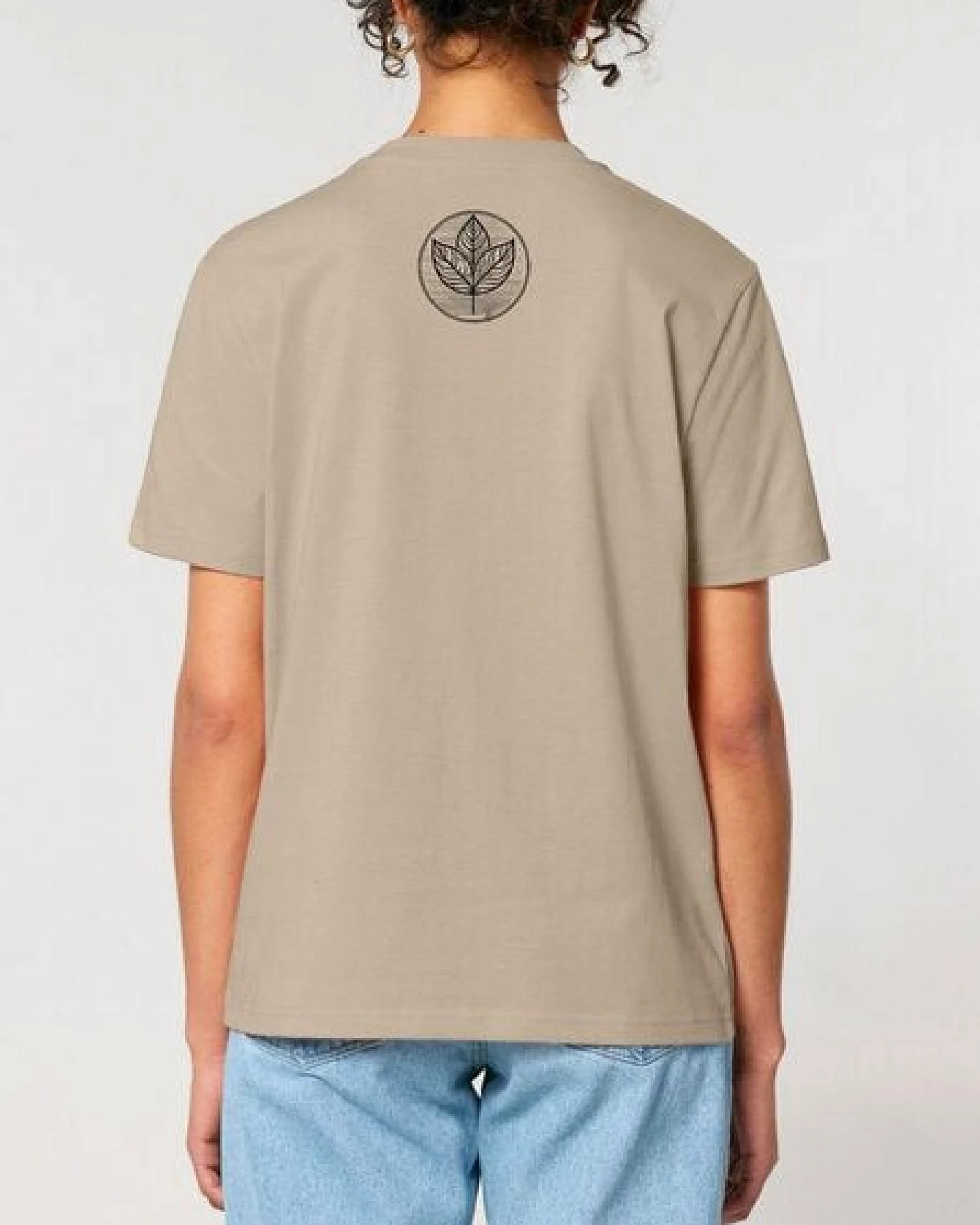 Human Family Bio Unisex Rundhals T-Shirt "Create - Circle Tree" – Ansicht 2