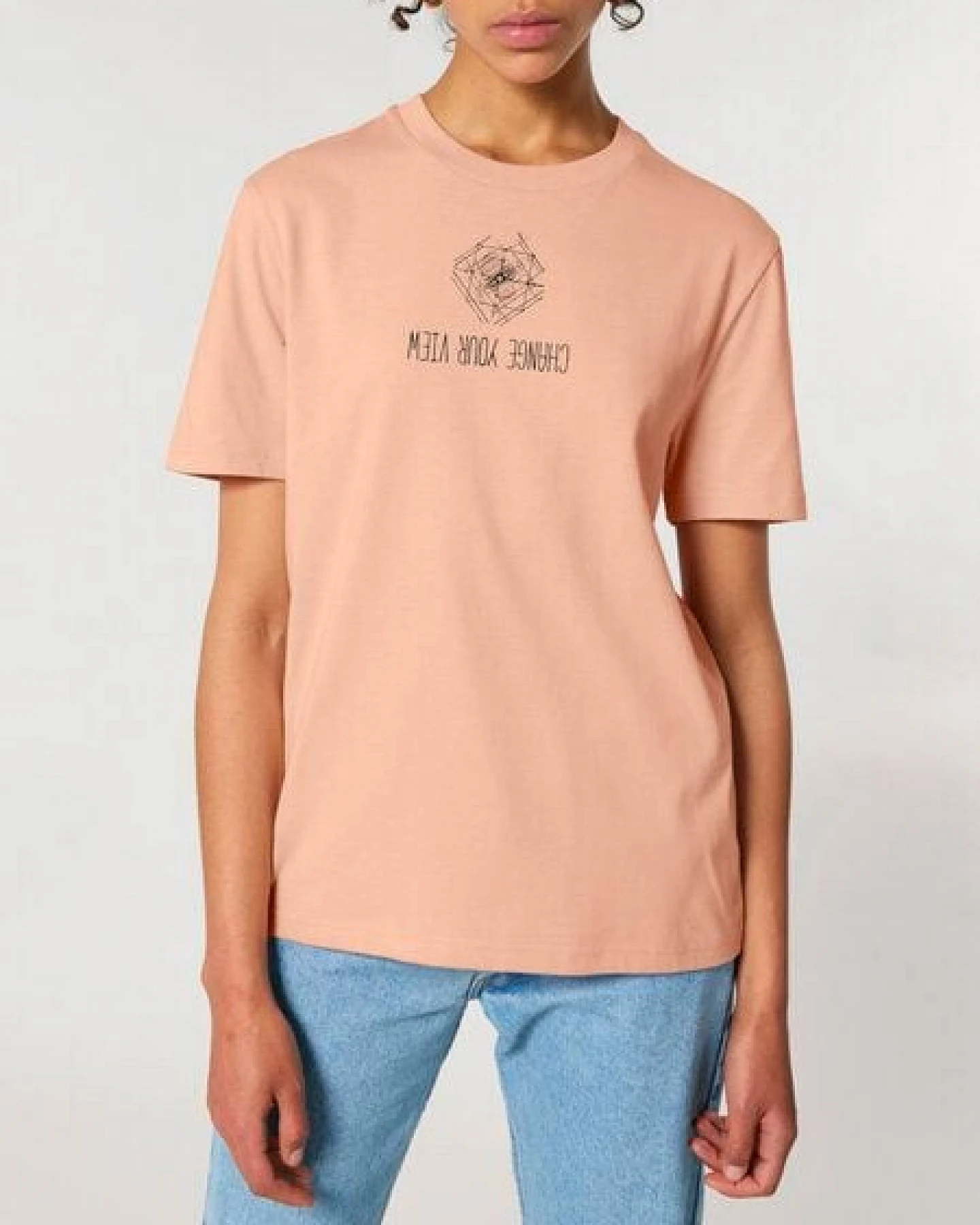 Human Family Bio Unisex Rundhals T-Shirt "Create - Change your view" – Ansicht 3