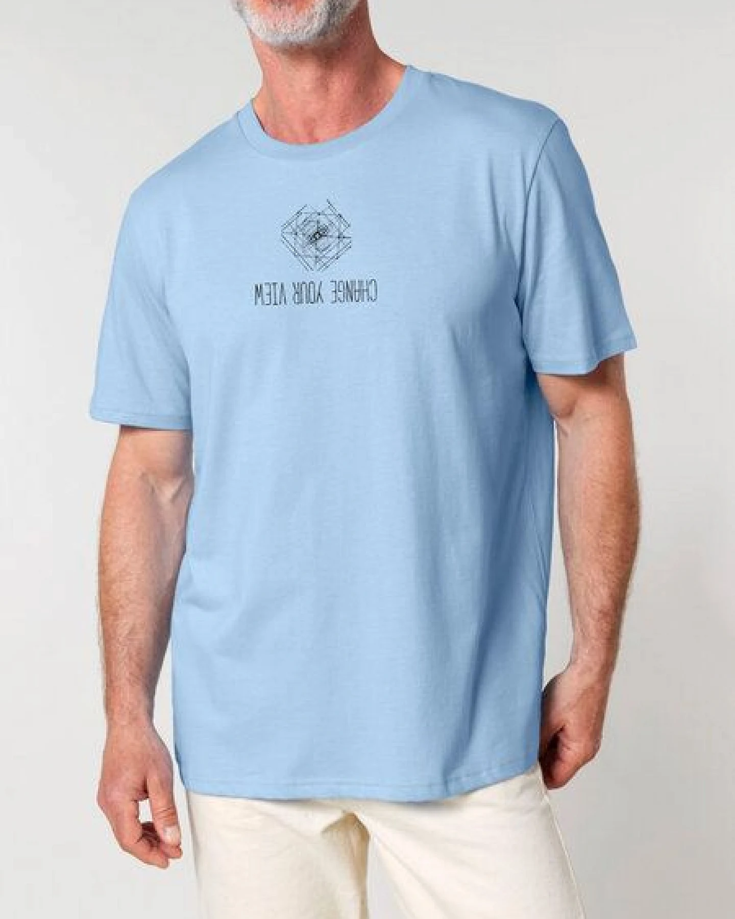 Human Family Bio Unisex Rundhals T-Shirt "Create - Change your view" – Ansicht 2