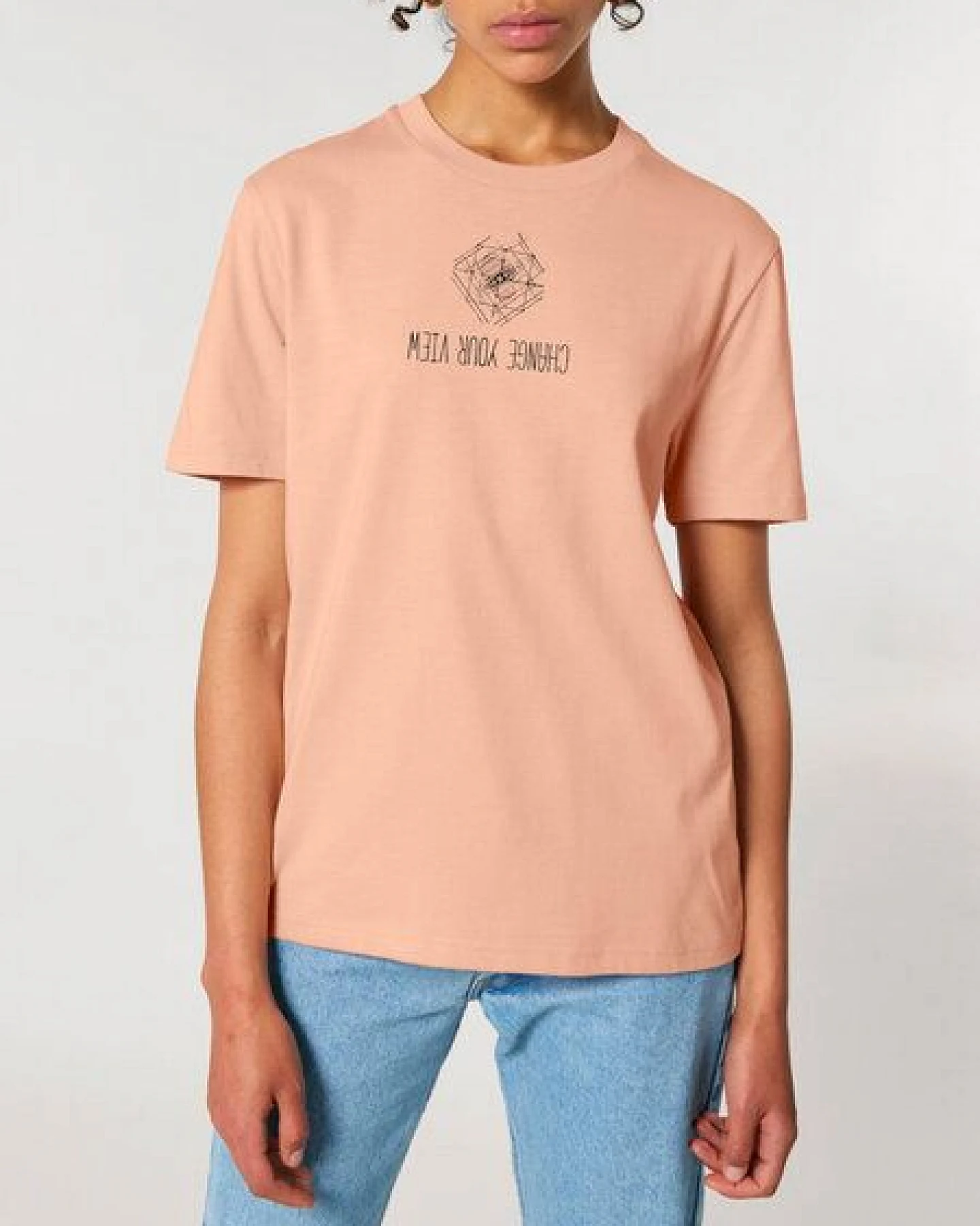 Human Family Bio Unisex Rundhals T-Shirt "Create - Change your view" – Ansicht 3