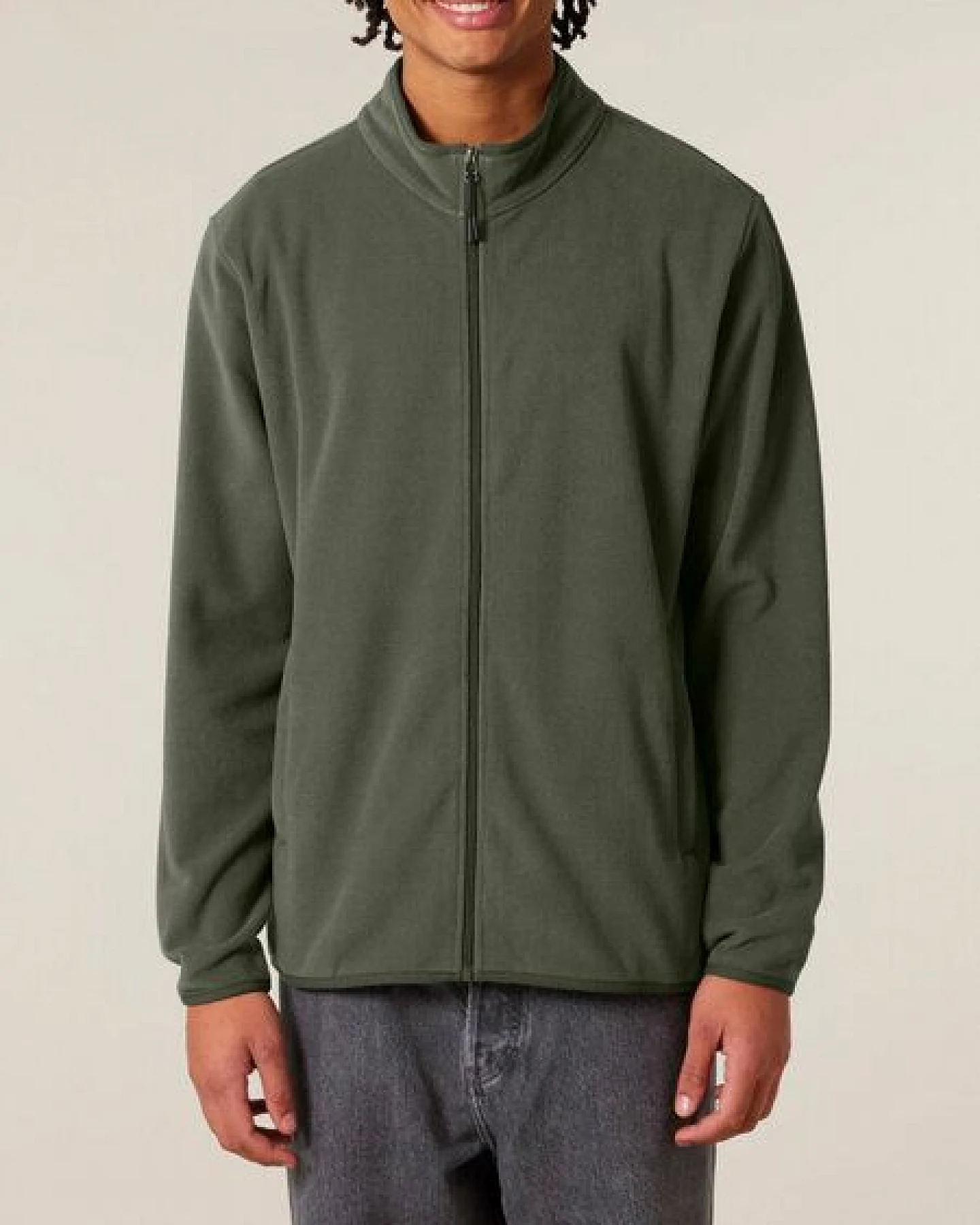 Human Family Basic Herren Fleecejacke "Clue" aus recyceltem Polyester – Ansicht 2