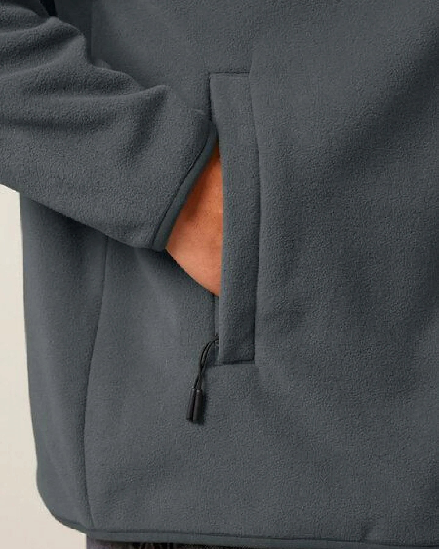 Human Family Basic Herren Fleecejacke "Clue" aus recyceltem Polyester – Ansicht 3