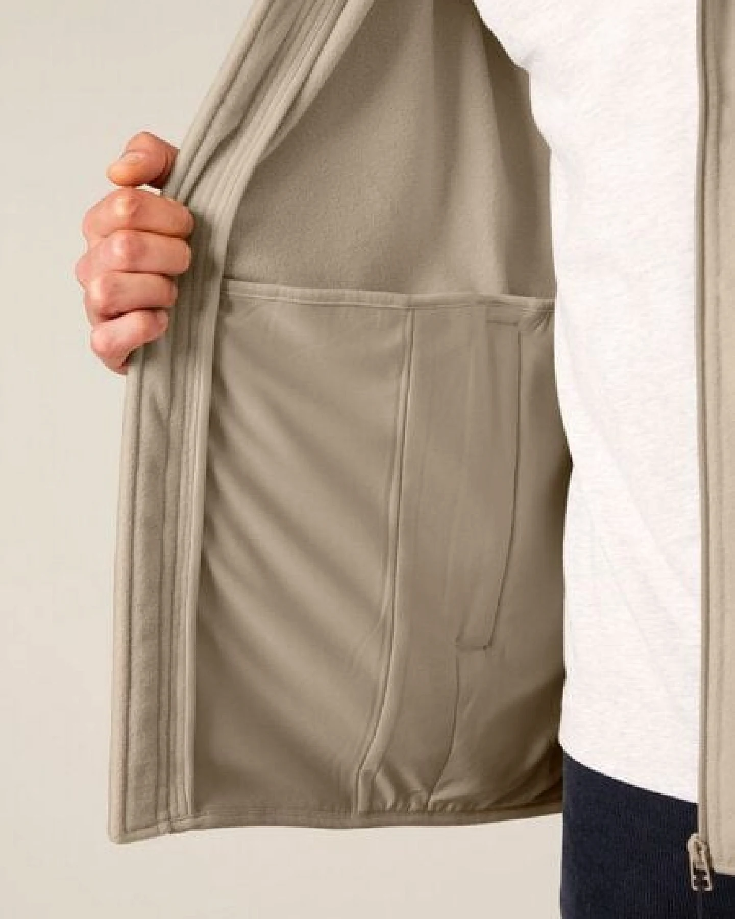 Human Family Basic Herren Fleecejacke "Clue" aus recyceltem Polyester – Ansicht 3