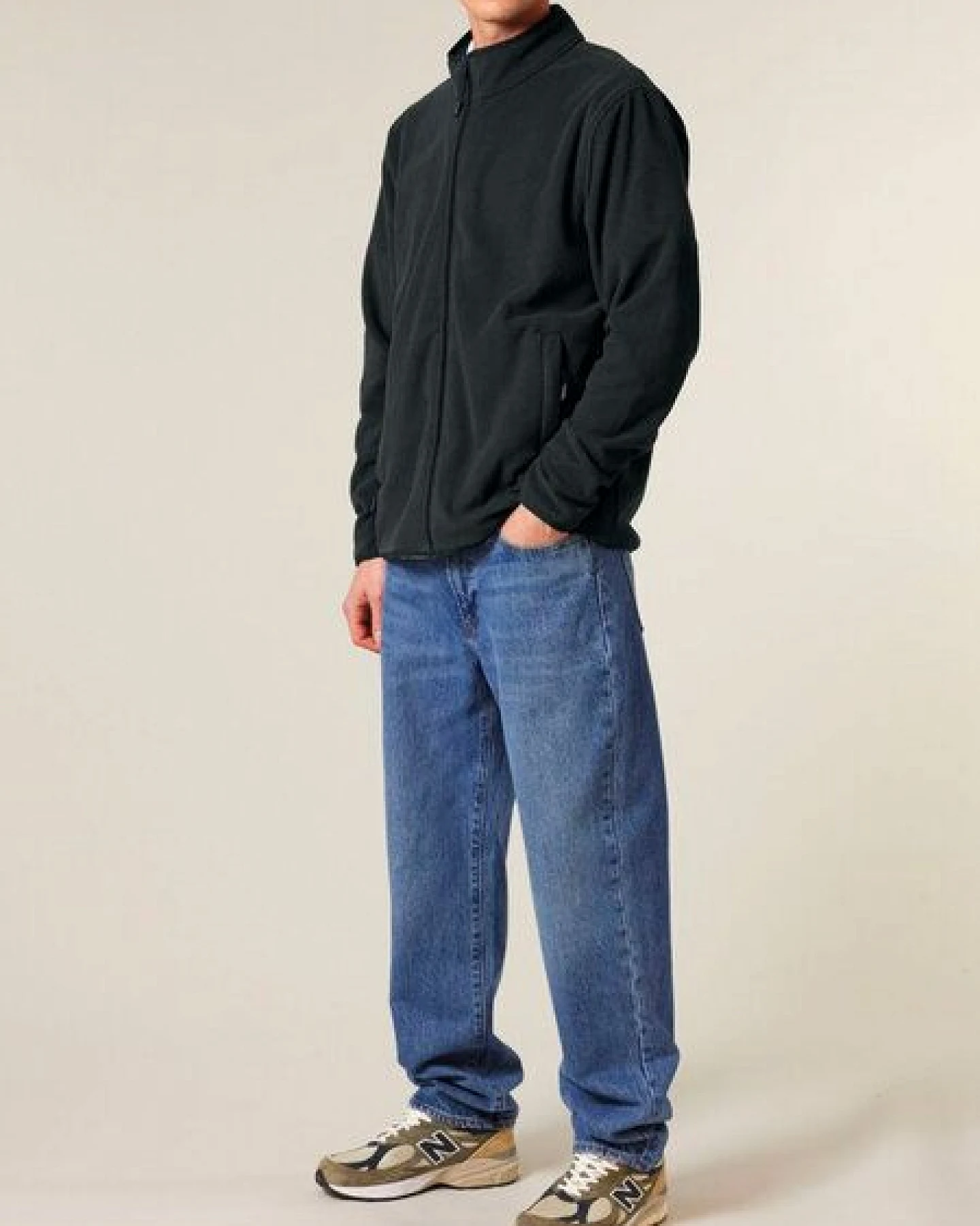 Human Family Basic Herren Fleecejacke "Clue" aus recyceltem Polyester – Ansicht 2