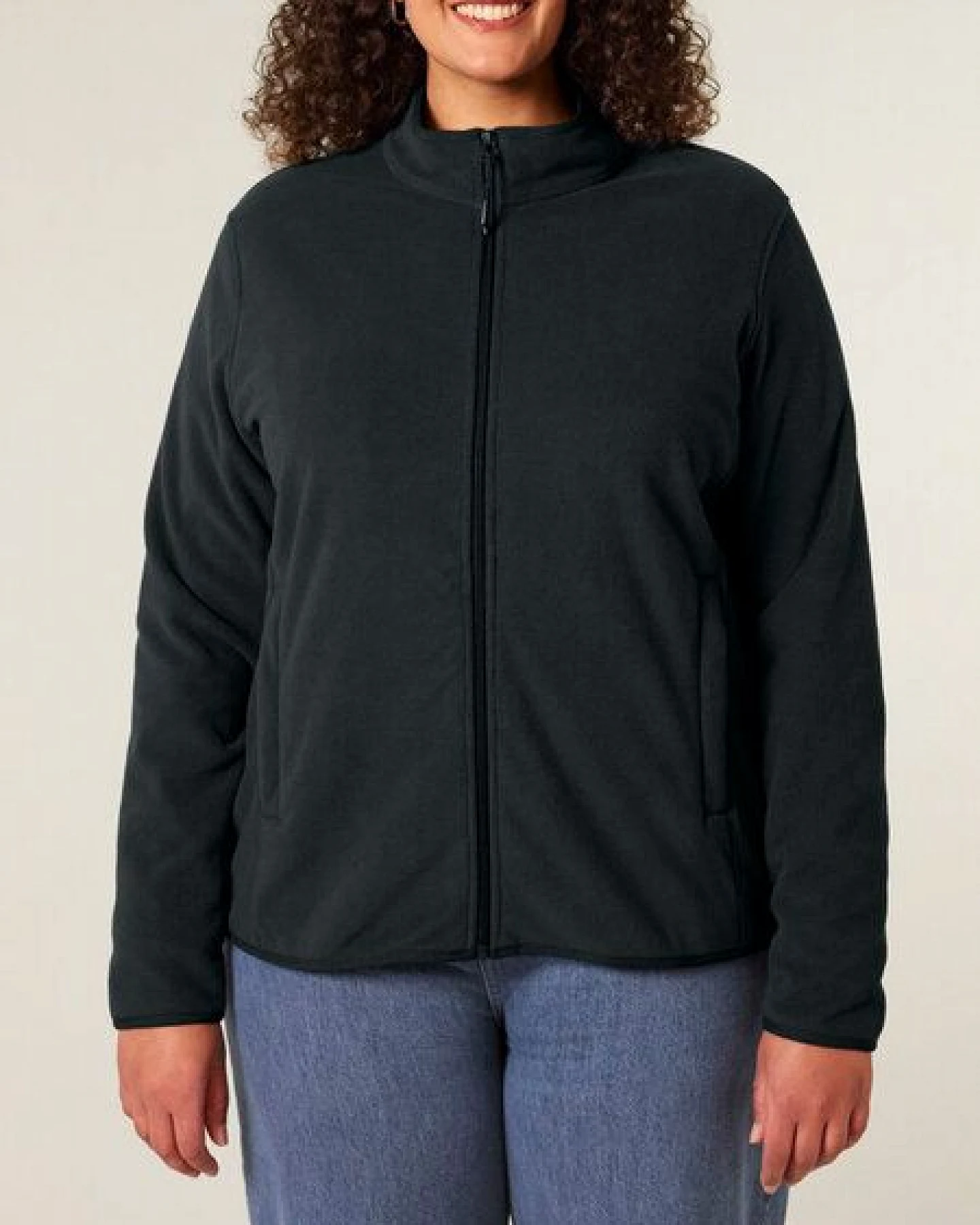 Human Family Basic Damen Fleecejacke "Guide" aus recyceltem Polyester – Ansicht 2