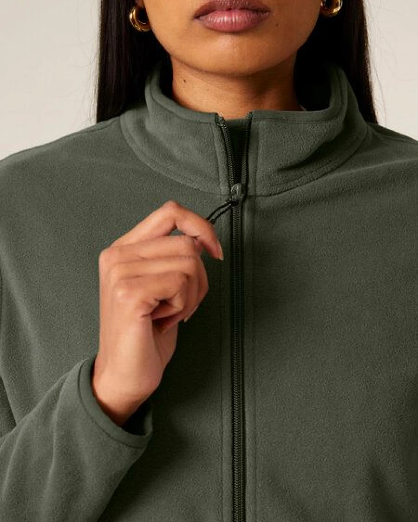 Human Family Basic Damen Fleecejacke "Guide" aus recyceltem Polyester – Ansicht 2