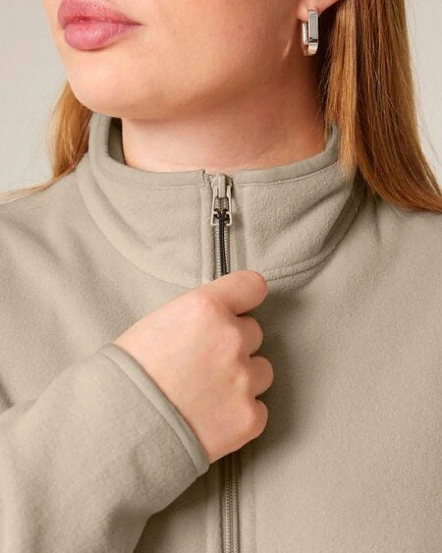 Human Family Basic Damen Fleecejacke "Guide" aus recyceltem Polyester – Ansicht 2