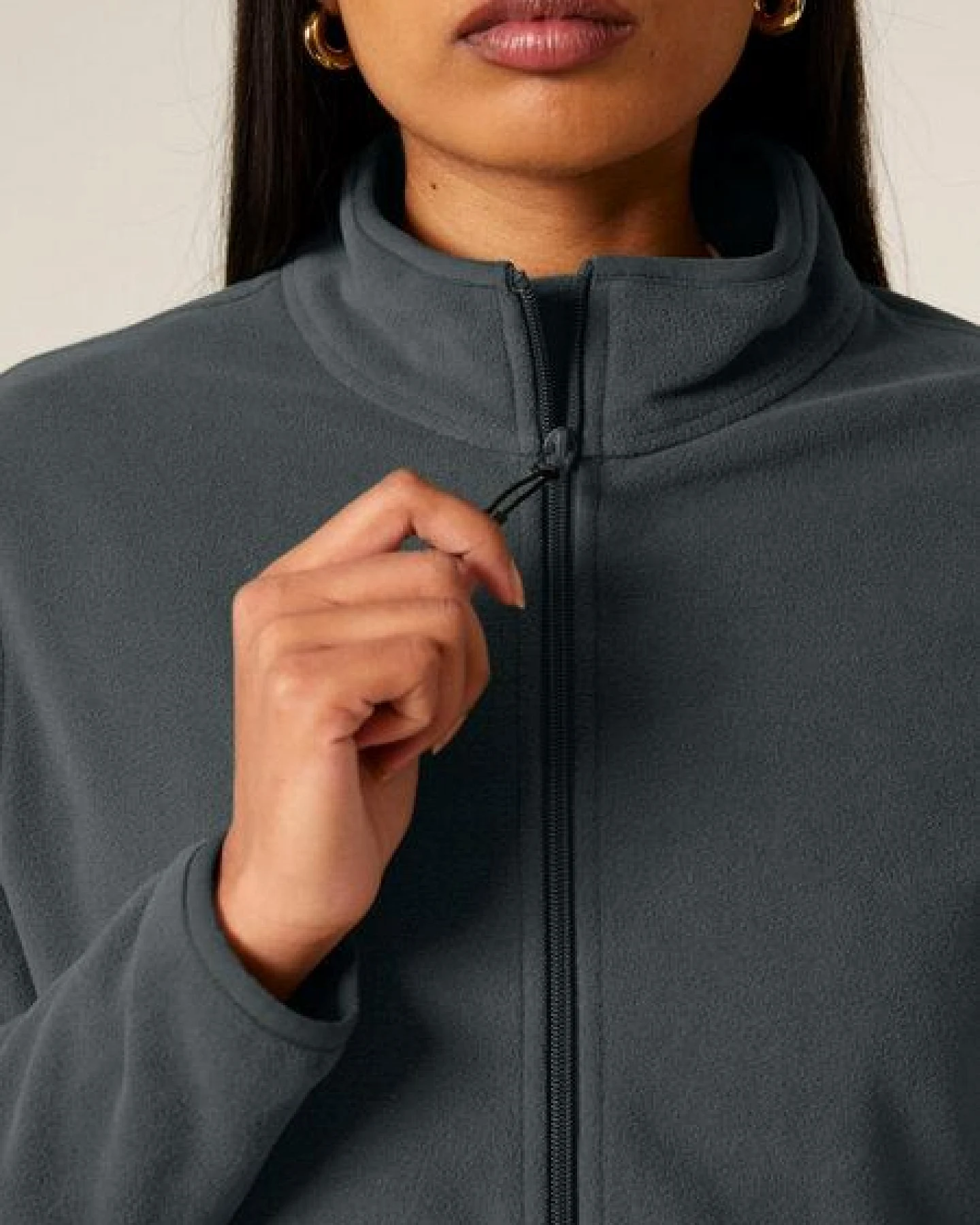 Human Family Basic Damen Fleecejacke "Guide" aus recyceltem Polyester – Ansicht 2