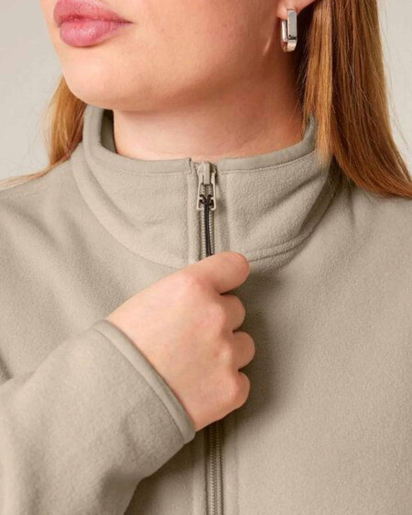 Human Family Basic Damen Fleecejacke "Guide" aus recyceltem Polyester – Ansicht 2