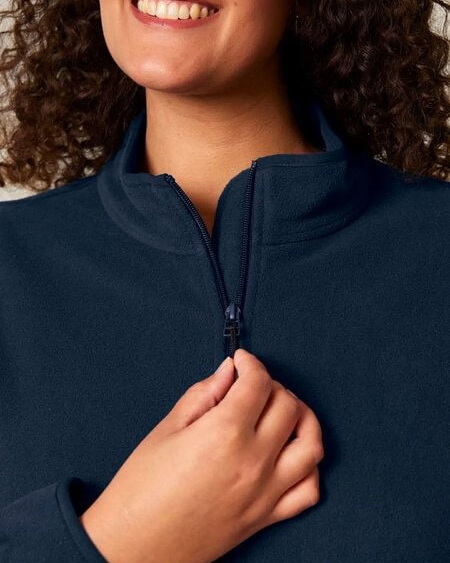 Human Family Basic Damen Fleecejacke "Guide" aus recyceltem Polyester – Ansicht 2