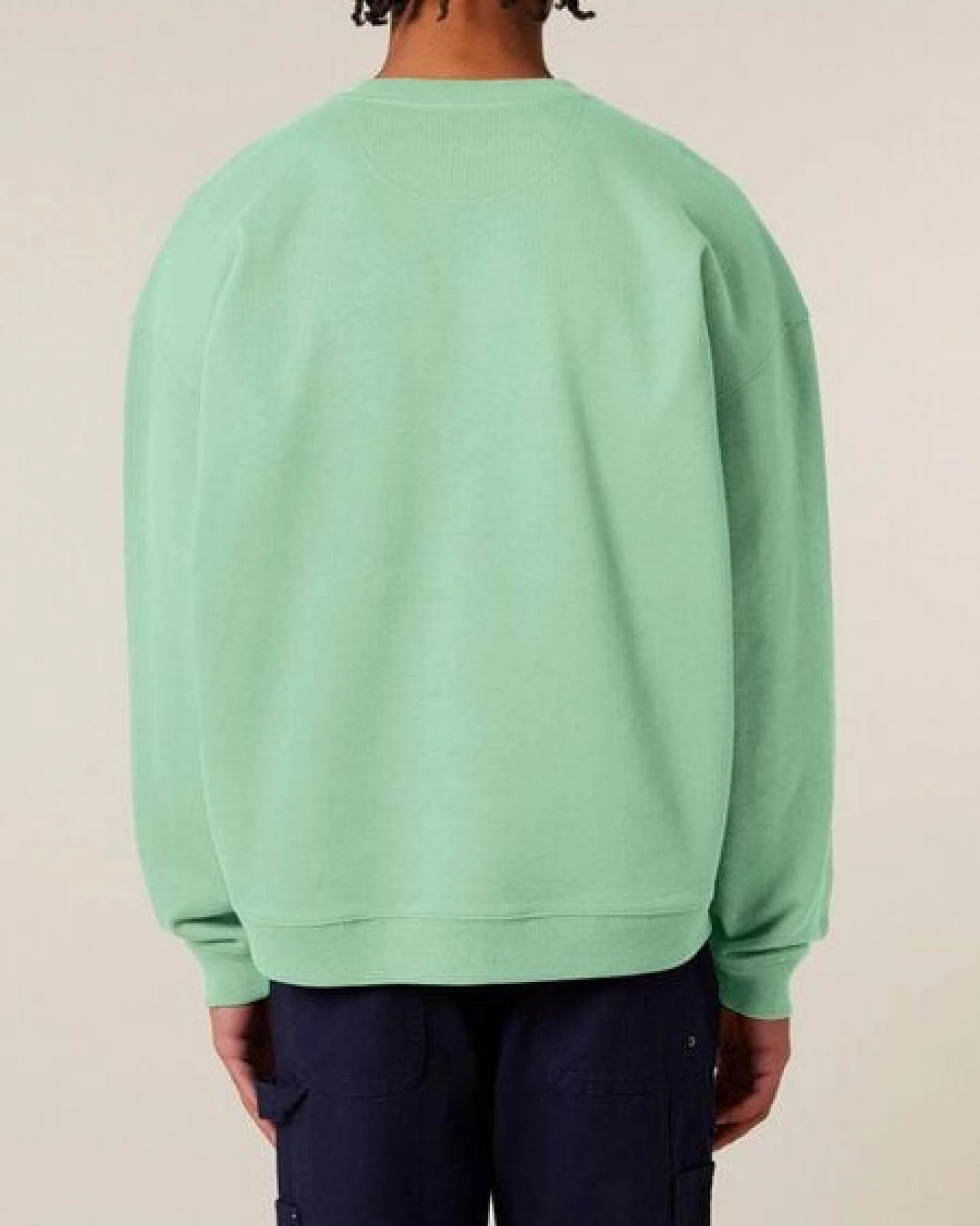 Human Family Bio Unisex oversize Sweatshirt - "Mountain Silhouette" – Ansicht 3
