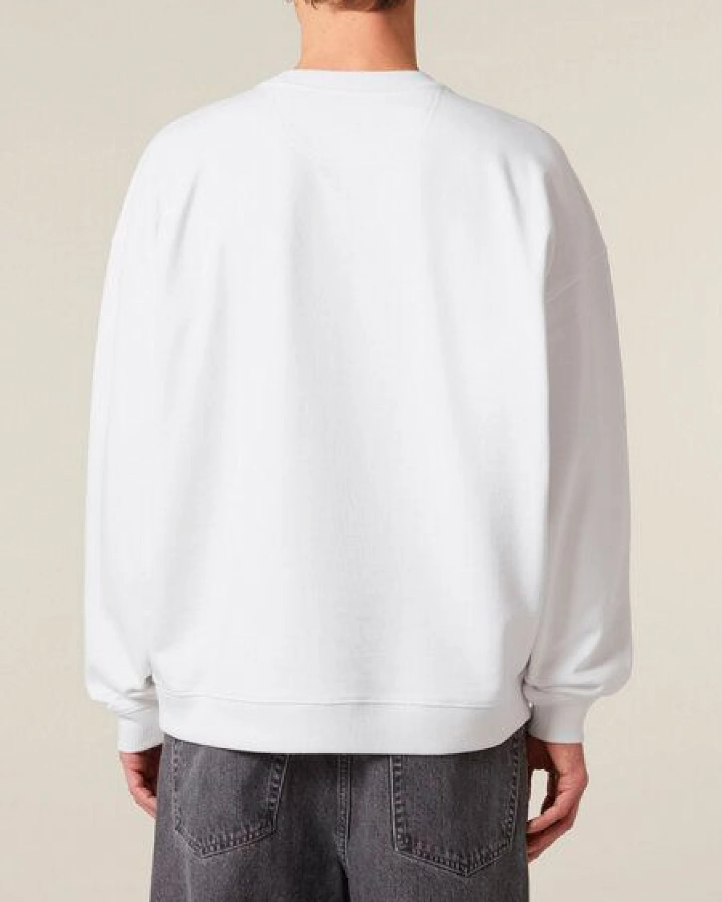 Human Family Bio Unisex oversize Sweatshirt - "Mountain Silhouette" – Ansicht 2