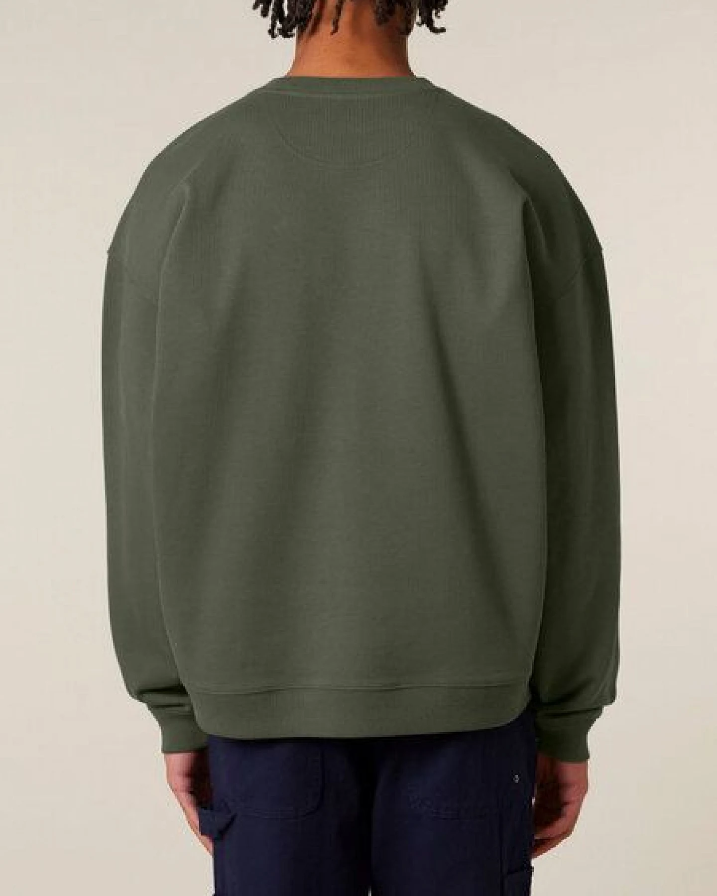 Human Family Bio Unisex oversize Sweatshirt - "Mountain Silhouette" – Ansicht 3