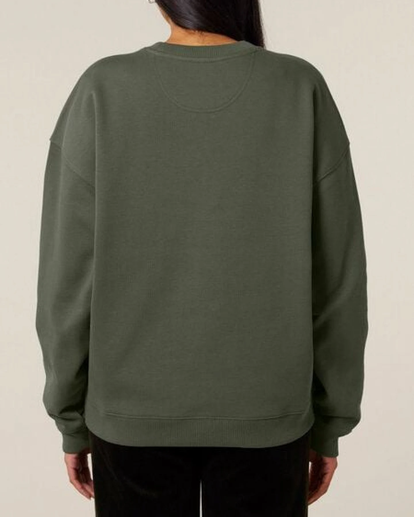 Human Family Bio Unisex oversize Sweatshirt - "Mountain Silhouette" – Ansicht 4