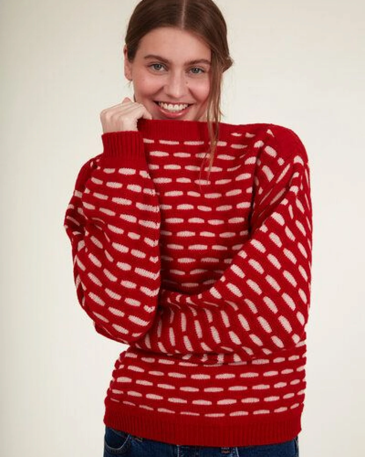 Basic Apparel Wave Wollpulli – Ansicht 2