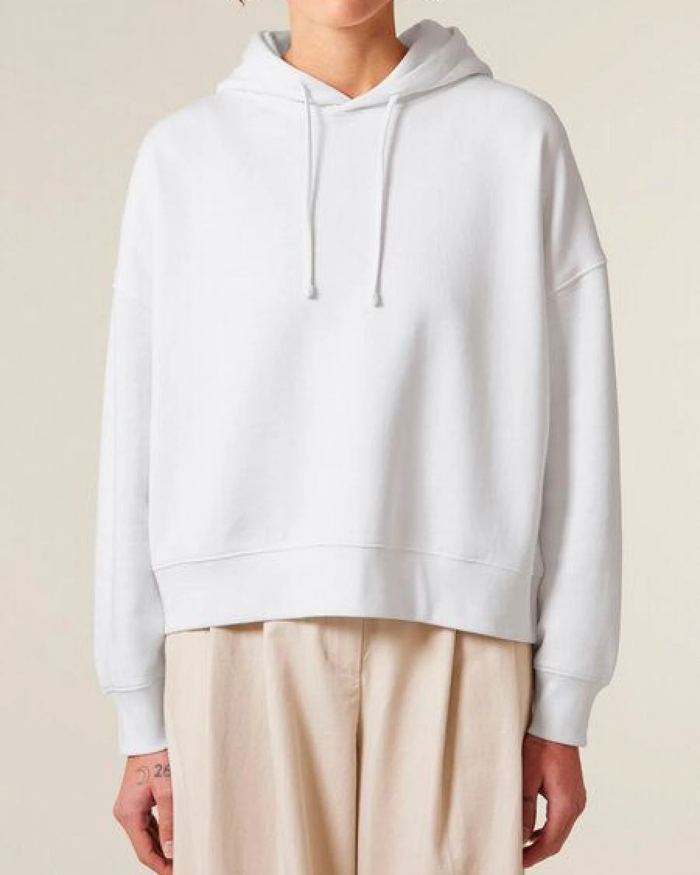 Human Family Bio Damen-Hoodie „Relax – Simple Beauty“ – Ansicht 4