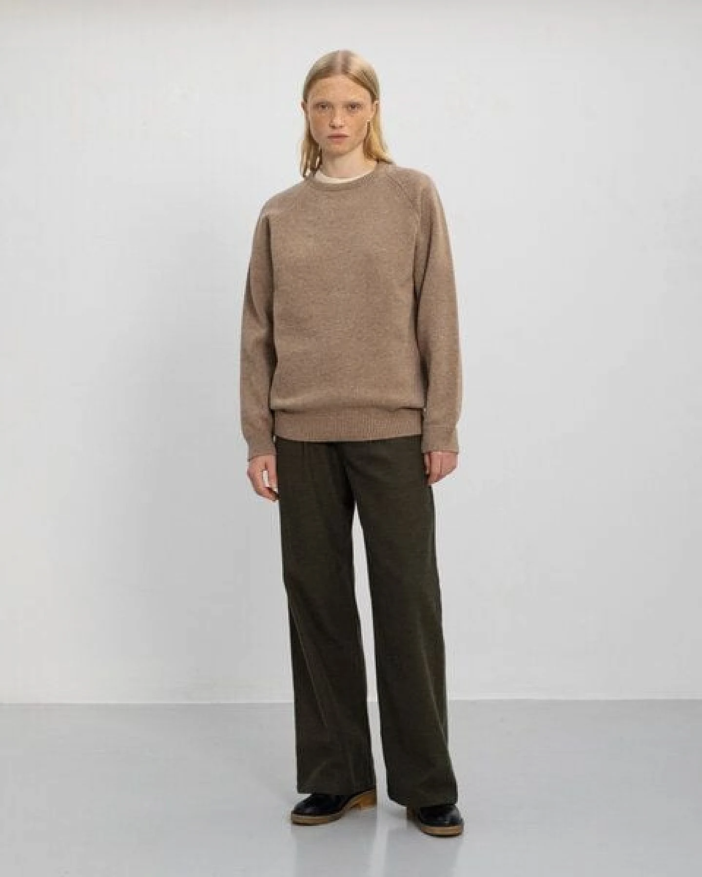 Rotholz Smiling Strickpullover aus recycelter Wolle – Ansicht 3