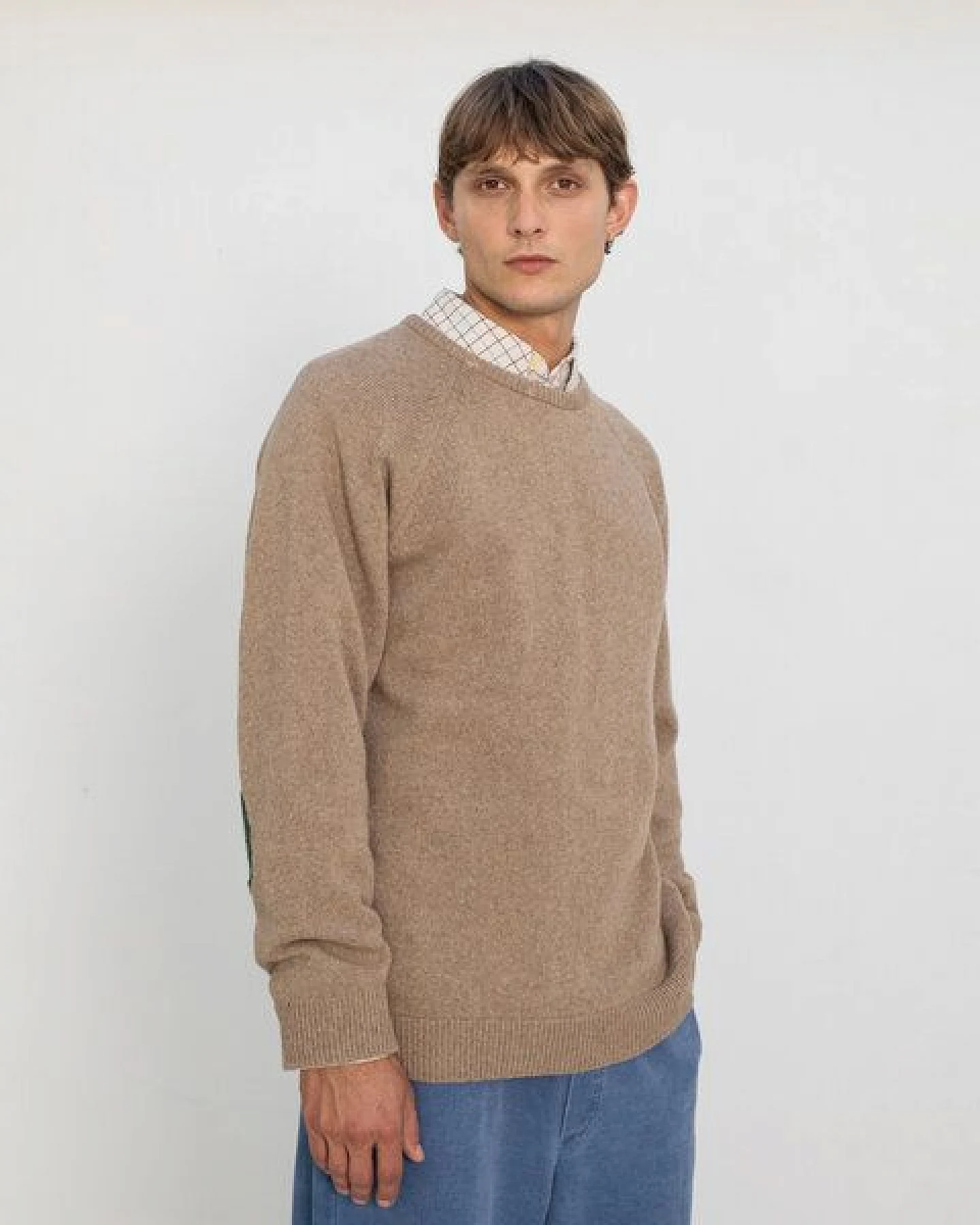 Rotholz Smiling Strickpullover aus recycelter Wolle – Ansicht 3