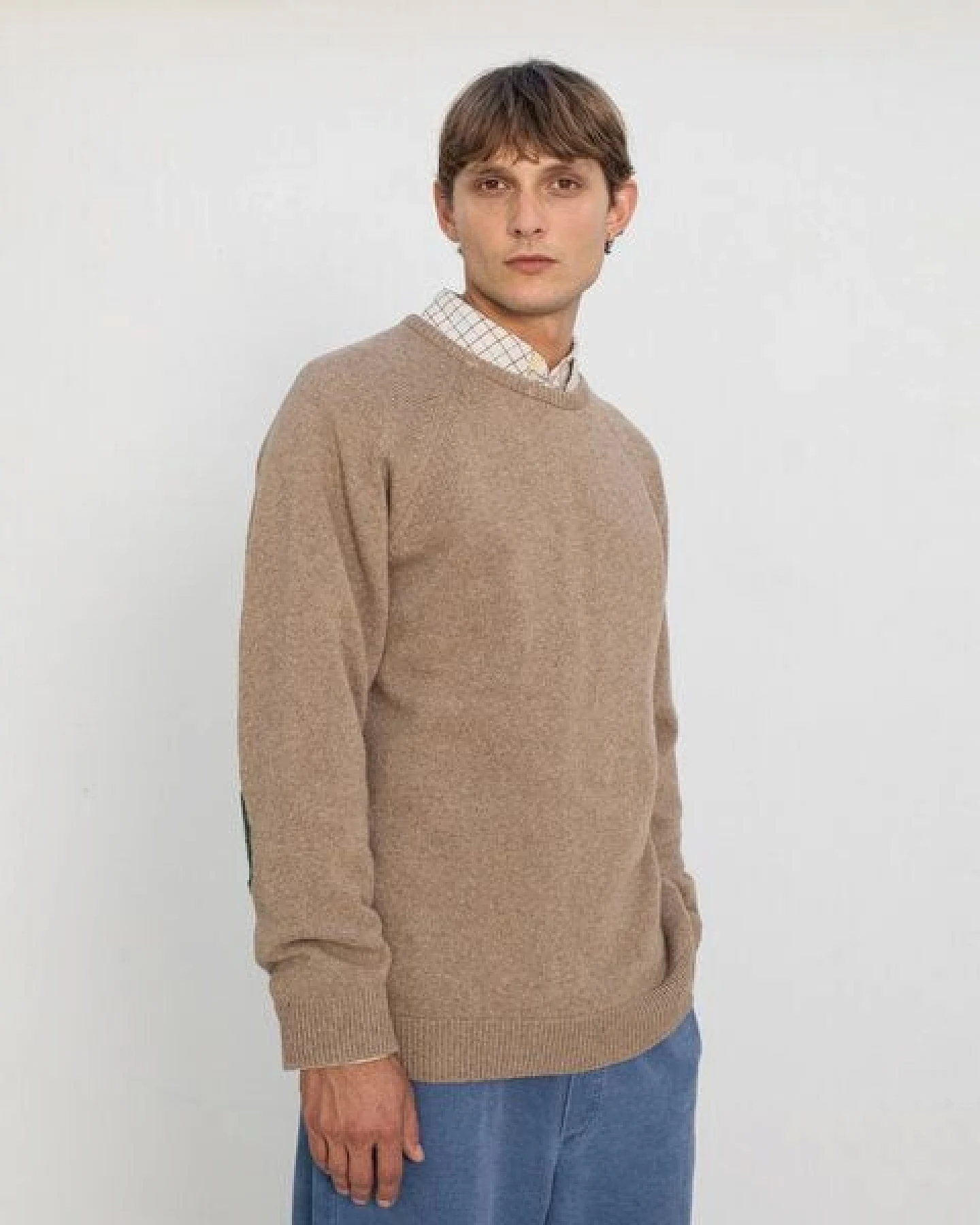 Rotholz Smiling Strickpullover aus recycelter Wolle – Ansicht 3