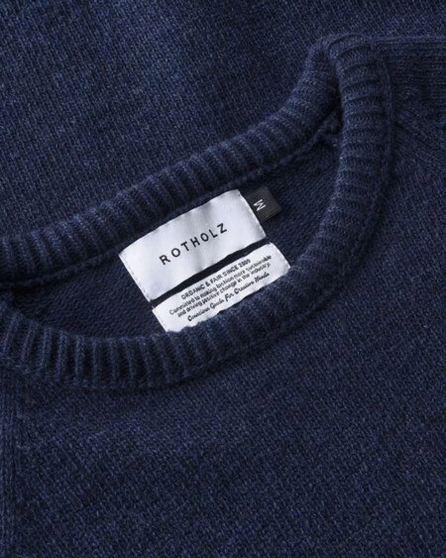 Rotholz Smiling Strickpullover aus recycelter Wolle – Ansicht 4