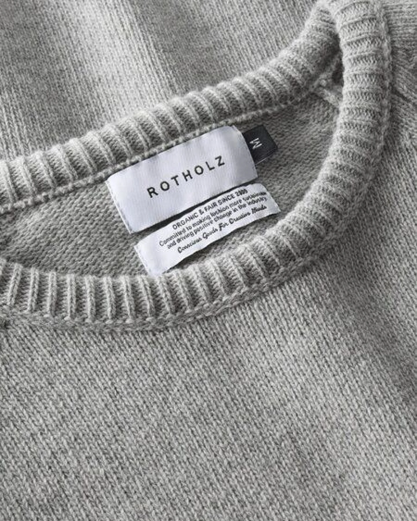 Rotholz Smiling Strickpullover aus recycelter Wolle – Ansicht 2